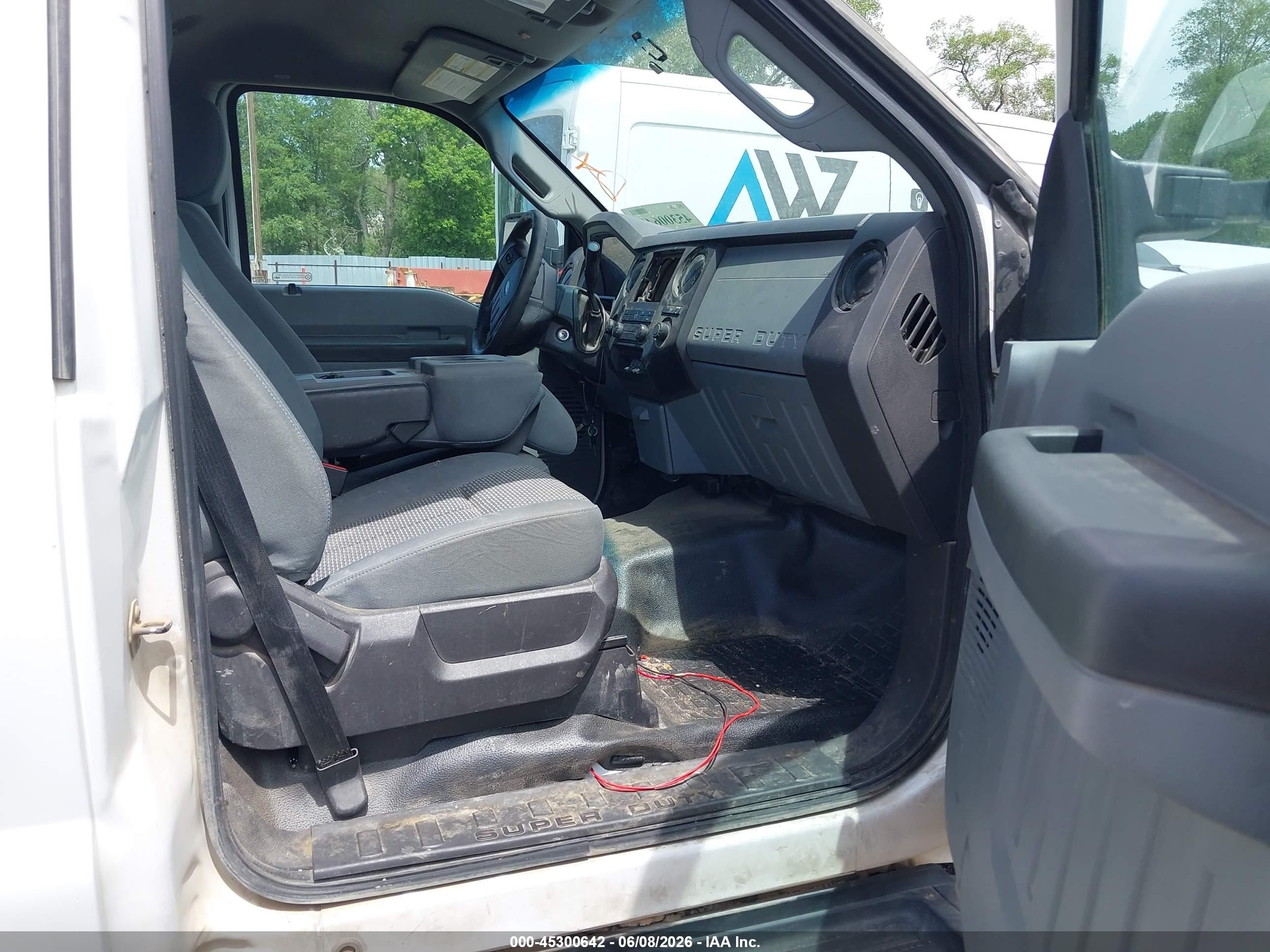 2015 Ford F-250 Xl White vin: 1FDBF2B67FEA47599