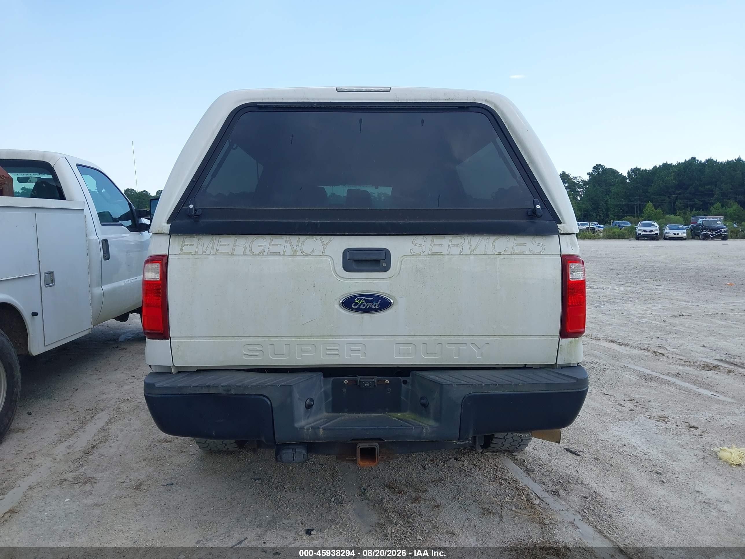 2012 Ford F-250 Xl Белый vin: 1FDBF2B68CEA29835