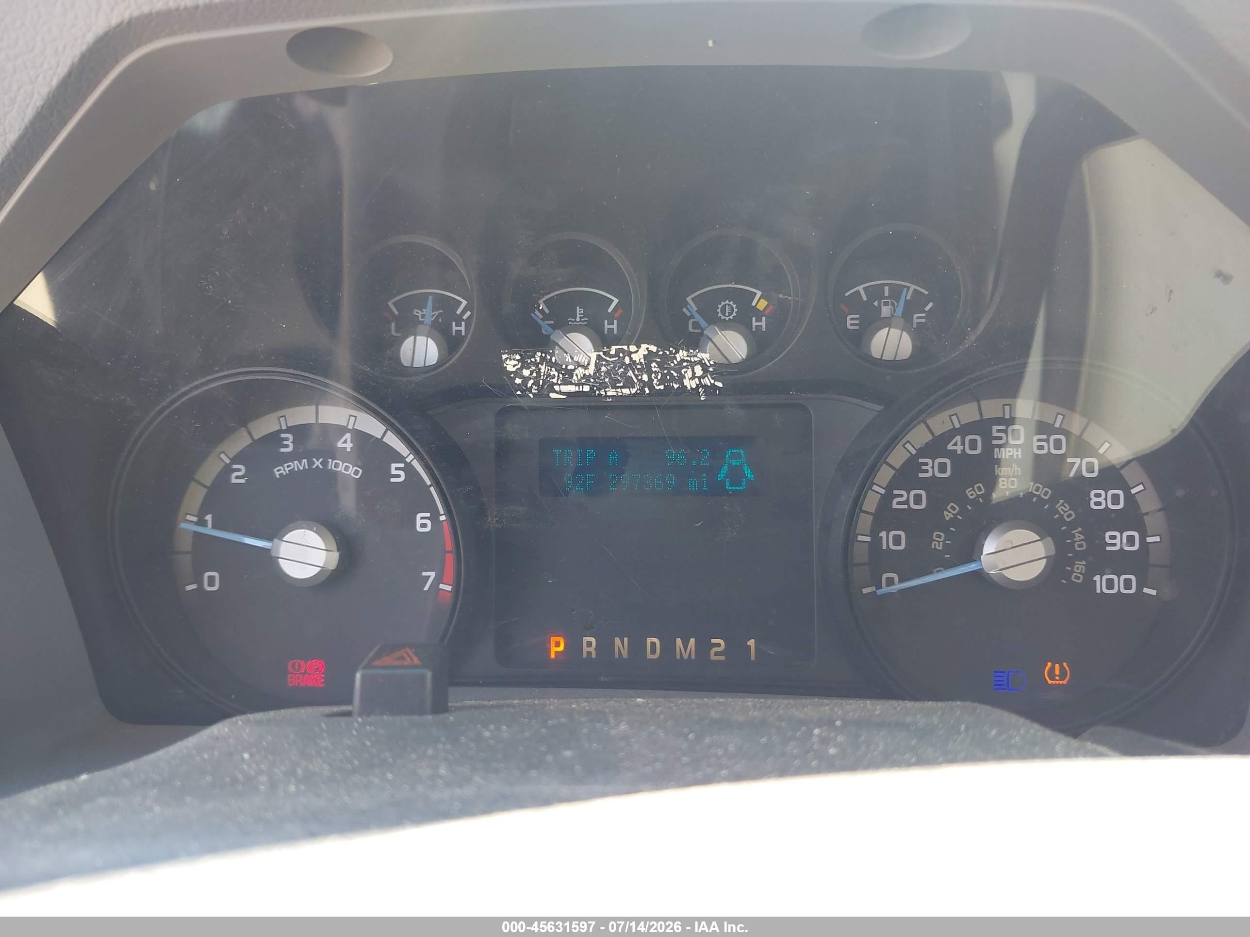 2013 Ford Super Duty F-250 Srw Xl Белый vin: 1FDBF2B6XDEA18580