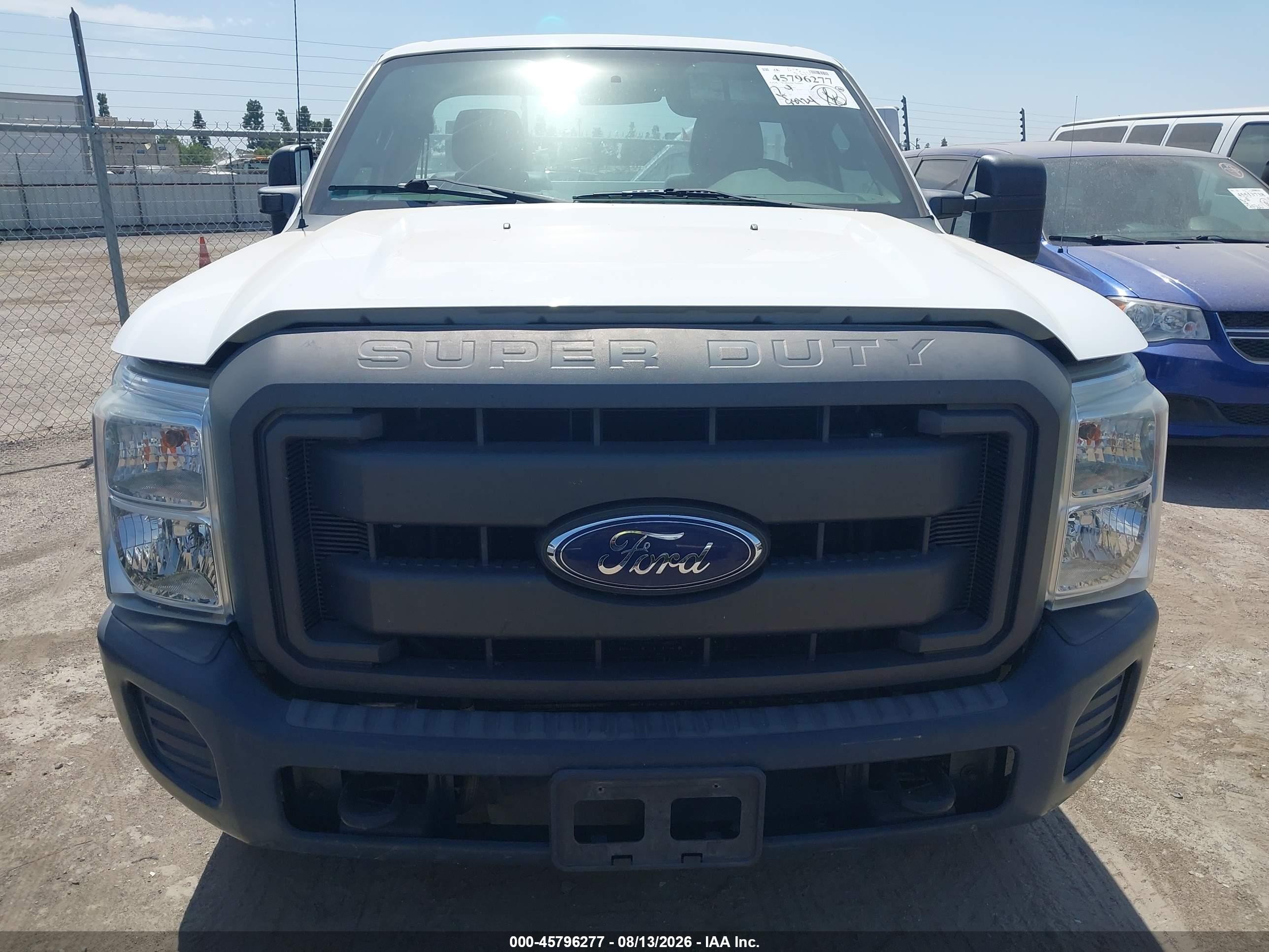 2015 Ford F-250 Xl White vin: 1FDBF2B6XFEA84050