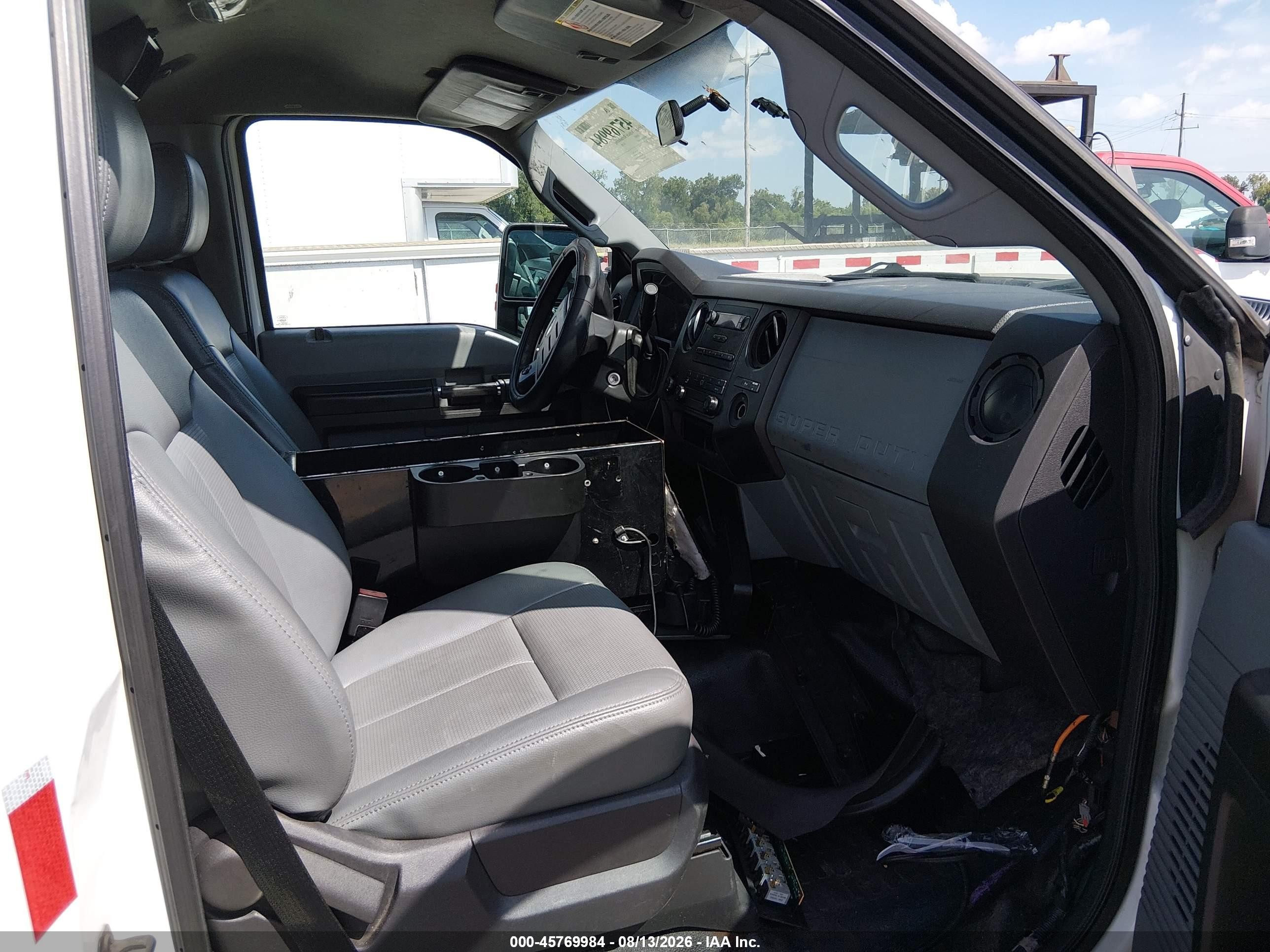 2015 Ford F-250 Xl White vin: 1FDBF2BTXFEC28038
