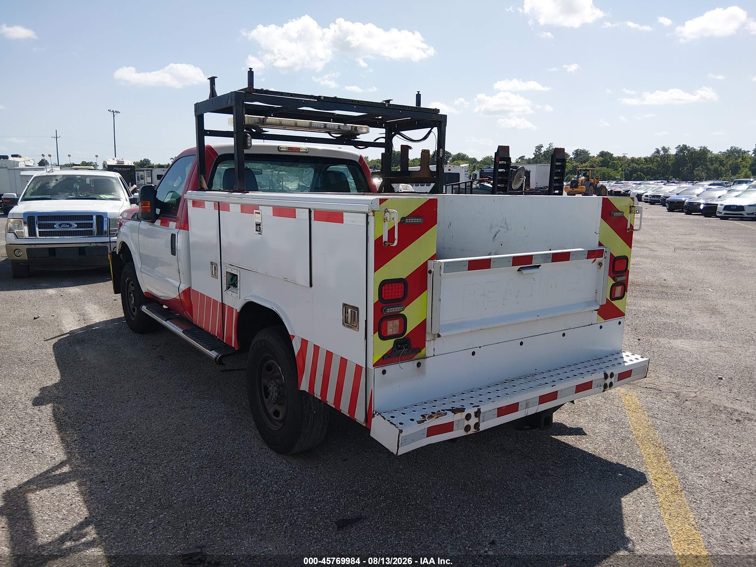 2015 Ford F-250 Xl White vin: 1FDBF2BTXFEC28038
