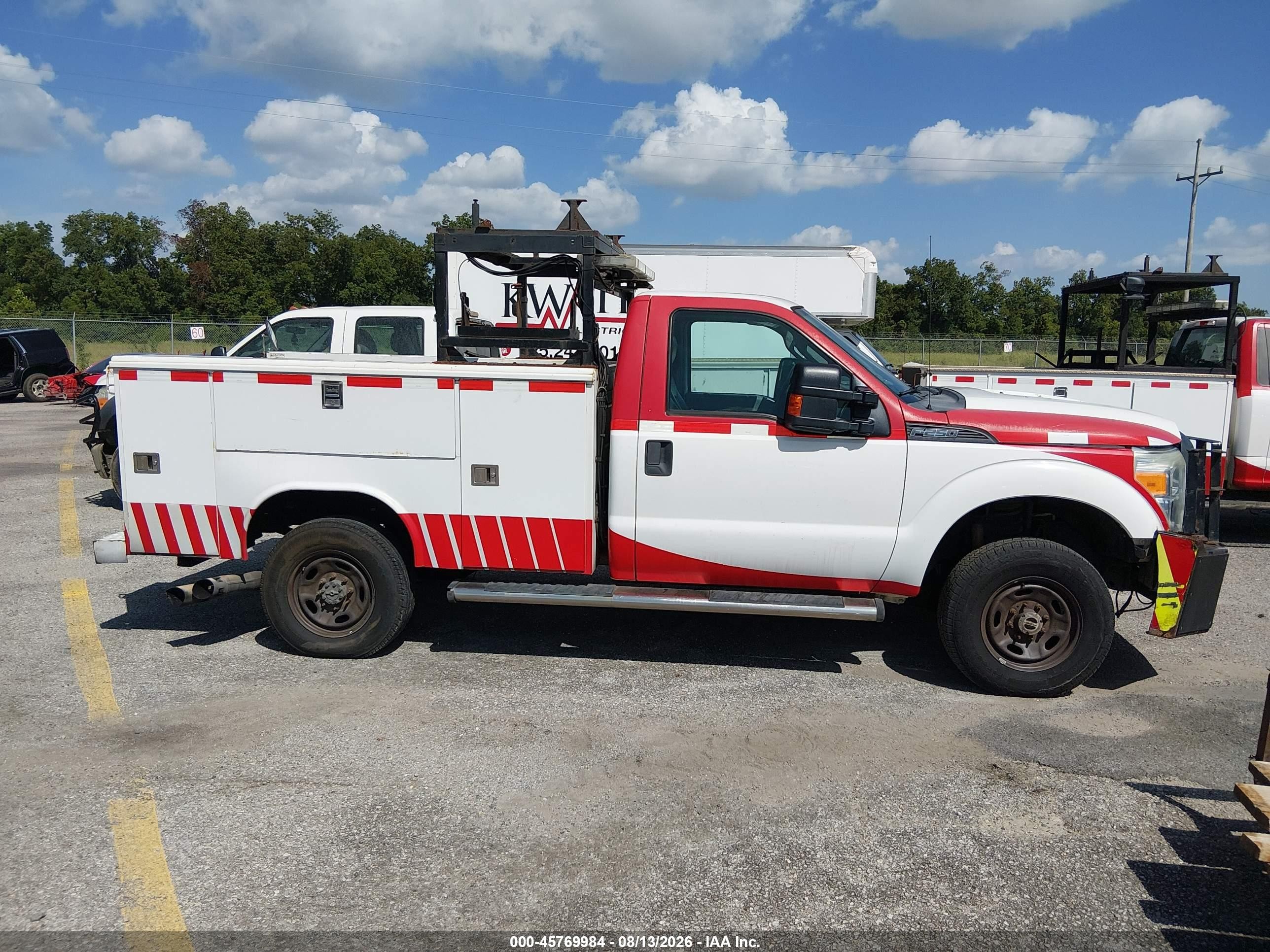 2015 Ford F-250 Xl White vin: 1FDBF2BTXFEC28038