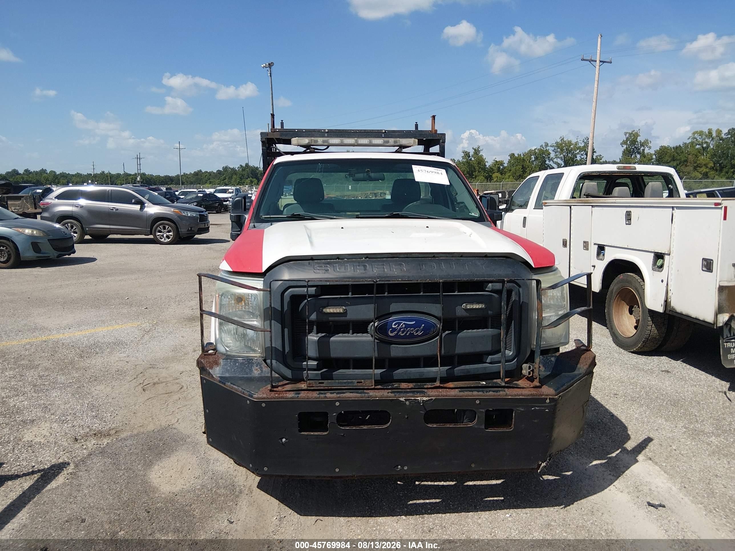 2015 Ford F-250 Xl White vin: 1FDBF2BTXFEC28038