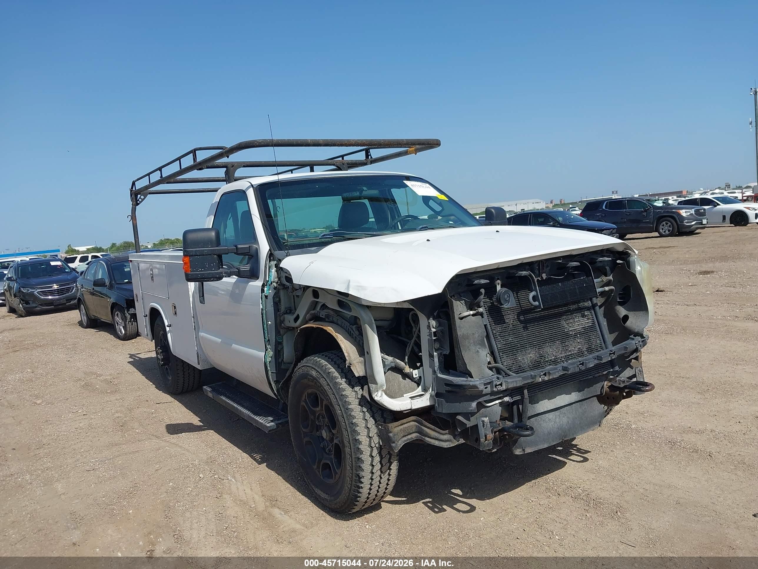 2012 Ford F-350 Xl White vin: 1FDBF3A64CEC63266
