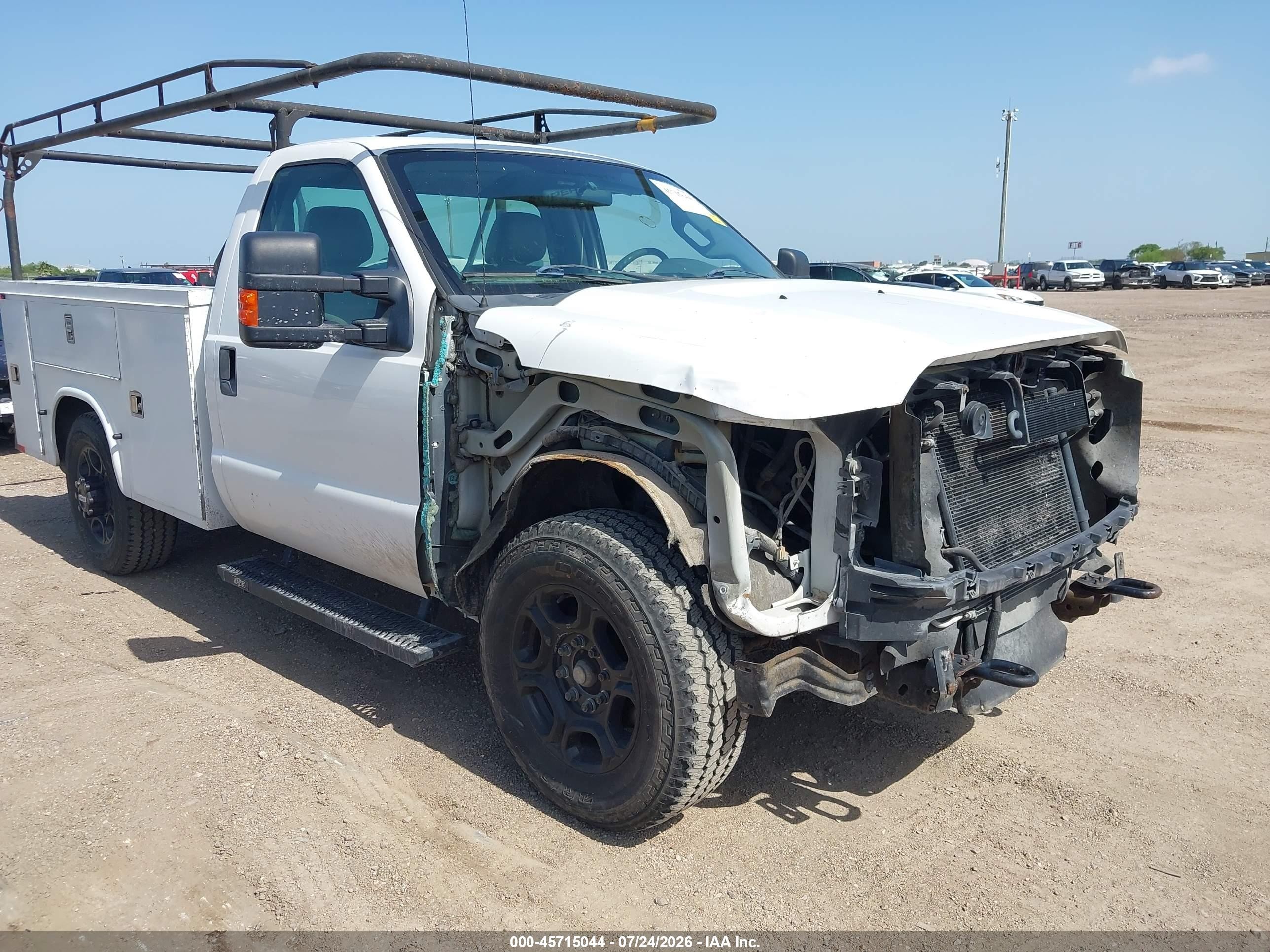 2012 Ford F-350 Xl White vin: 1FDBF3A64CEC63266