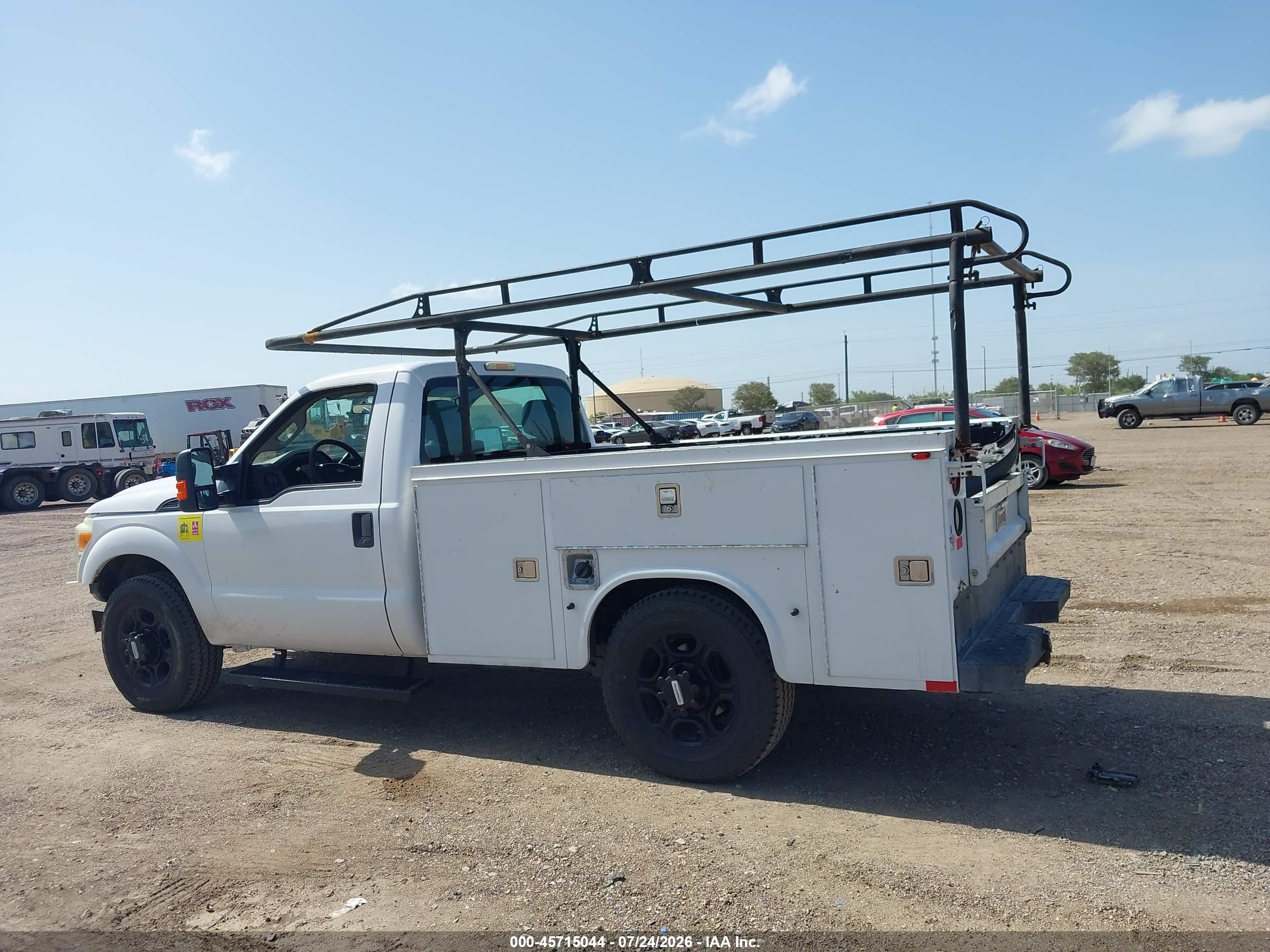 2012 Ford F-350 Xl White vin: 1FDBF3A64CEC63266
