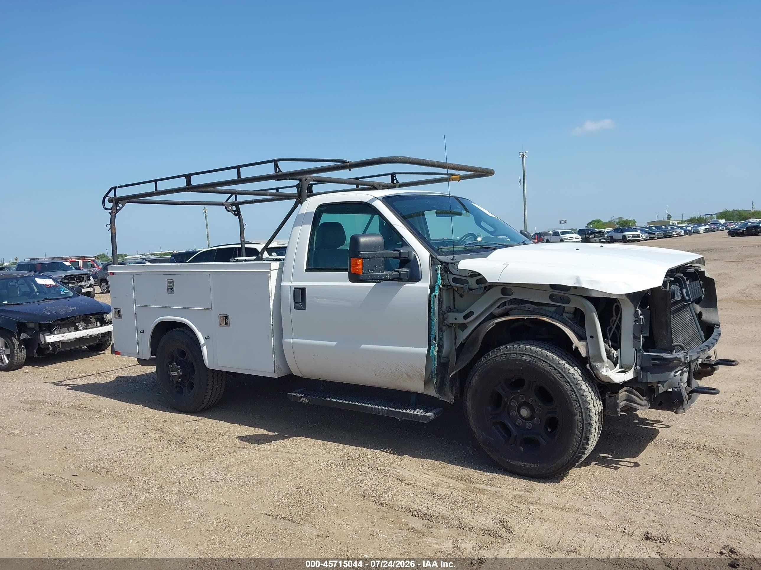2012 Ford F-350 Xl White vin: 1FDBF3A64CEC63266