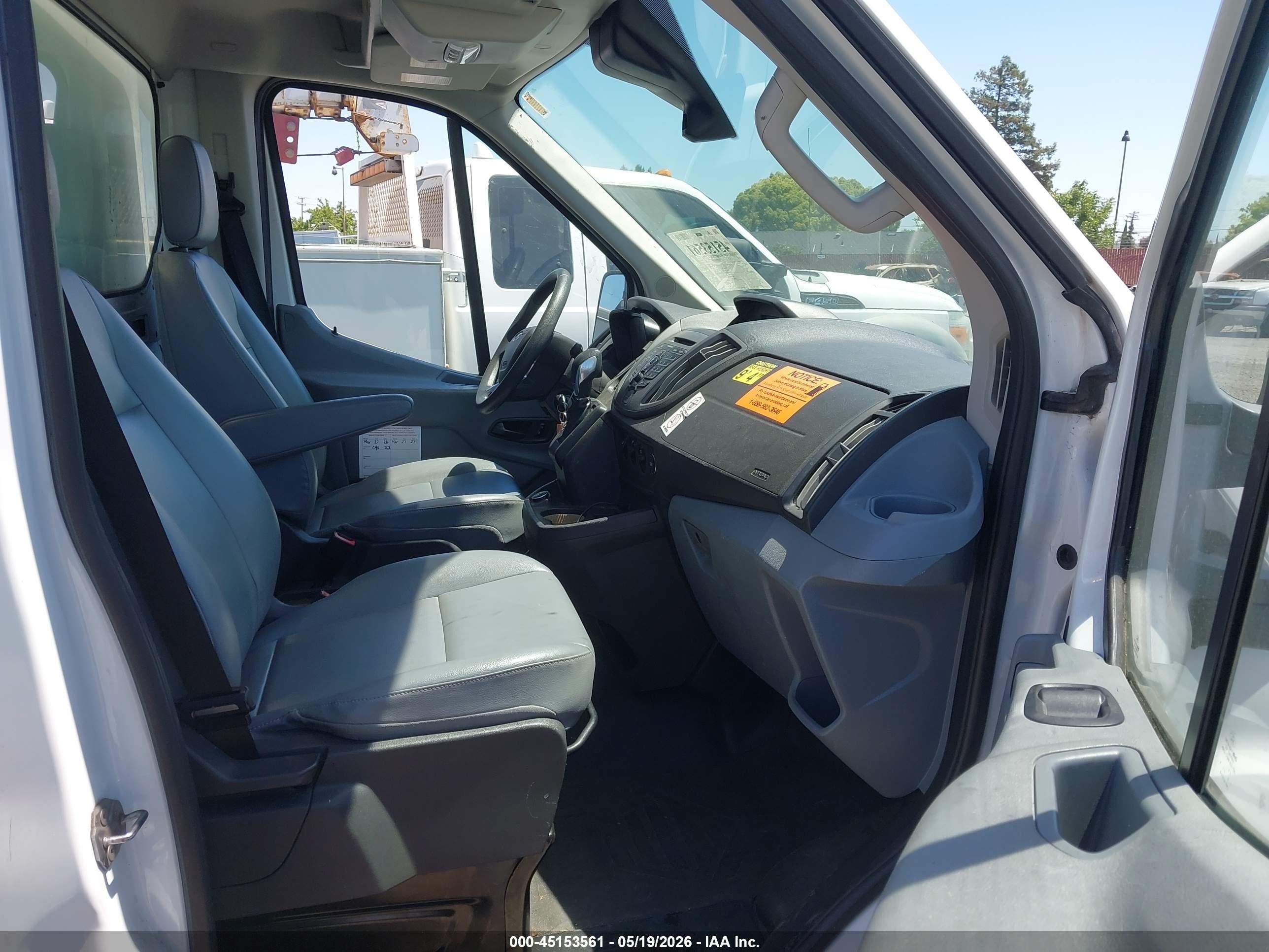 2018 Ford Transit-350 Cab   White vin: 1FDBF8ZM1JKA62147
