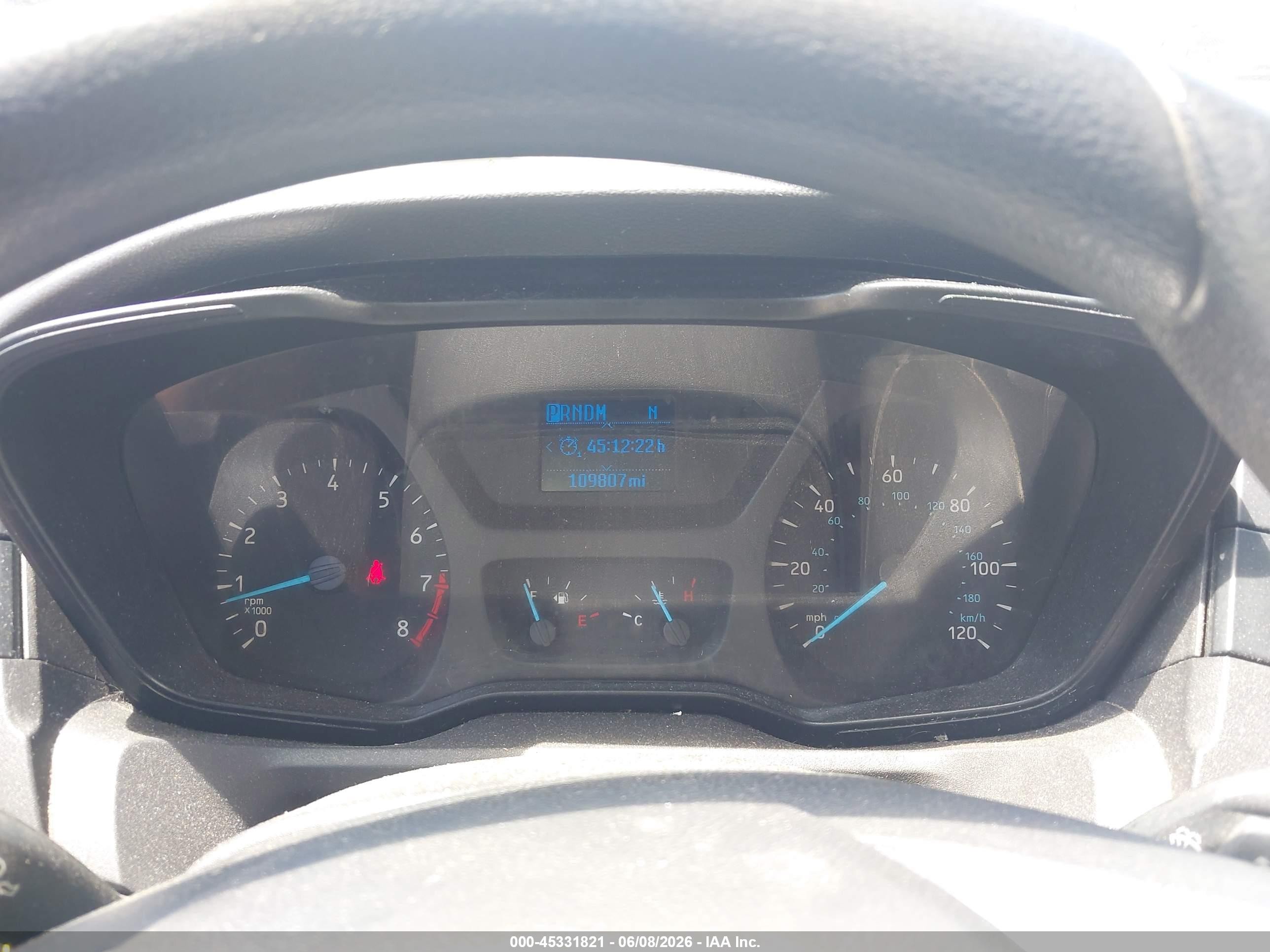 2019 Ford Transit-350 Cab   White vin: 1FDBW5ZM9KKB28170