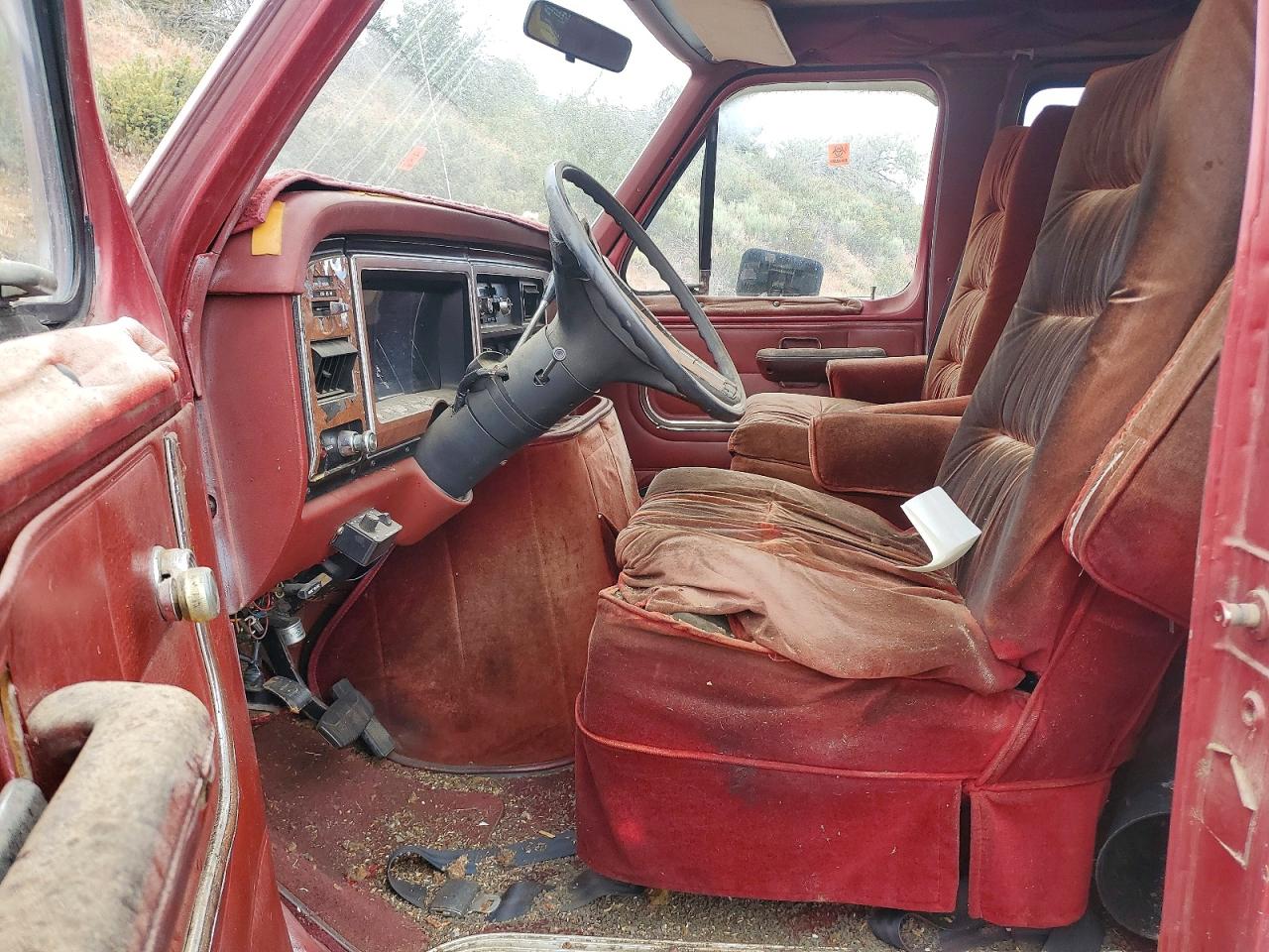 1984 Ford Econoline E150 Van Red vin: 1FDDE14F3EHA78705