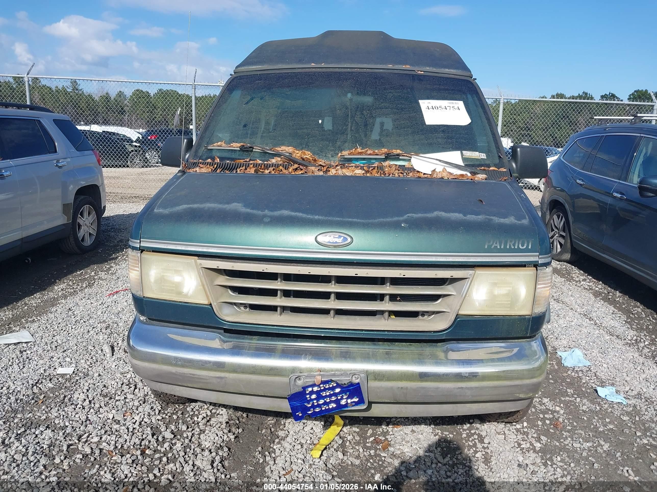 1994 Ford E-150 E150 Van Green vin: 1FDDE14N0RHC13737