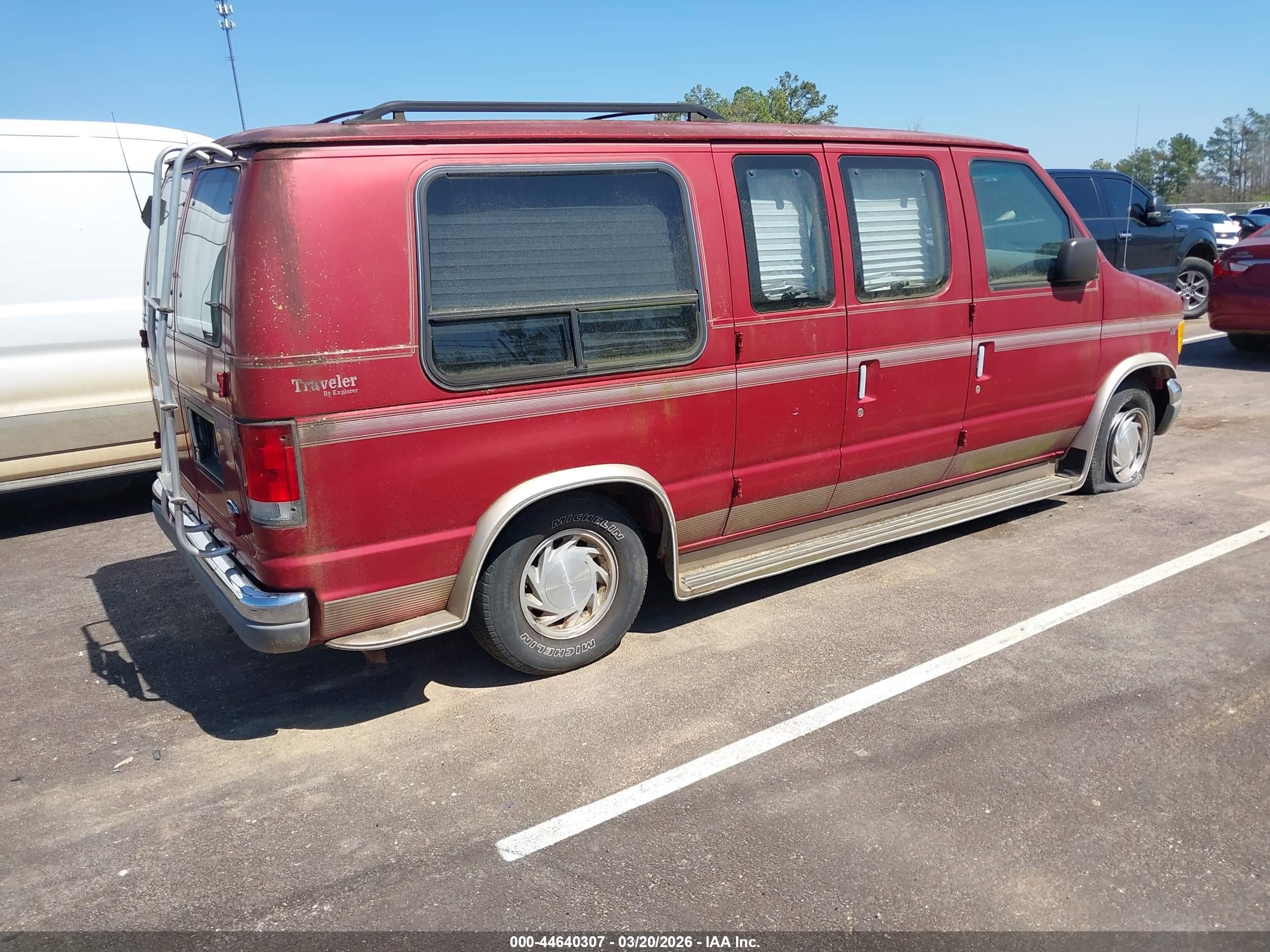 1997 Ford E-150   Red vin: 1FDEE1453VHA41562