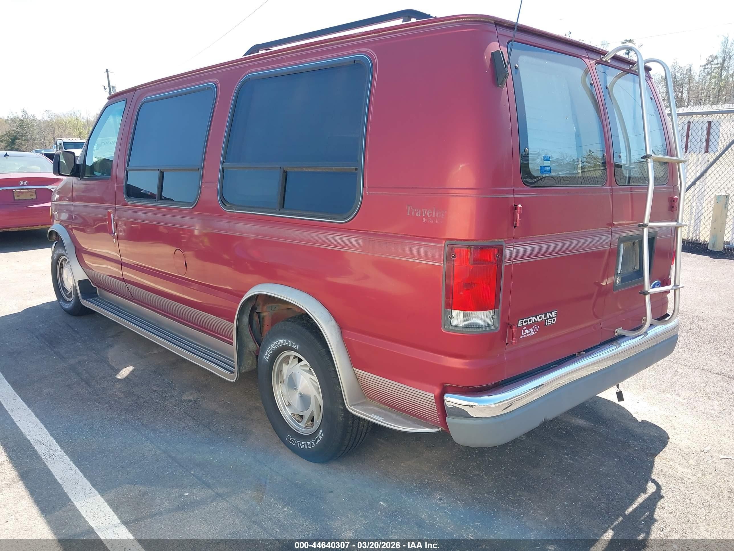 1997 Ford E-150   Red vin: 1FDEE1453VHA41562