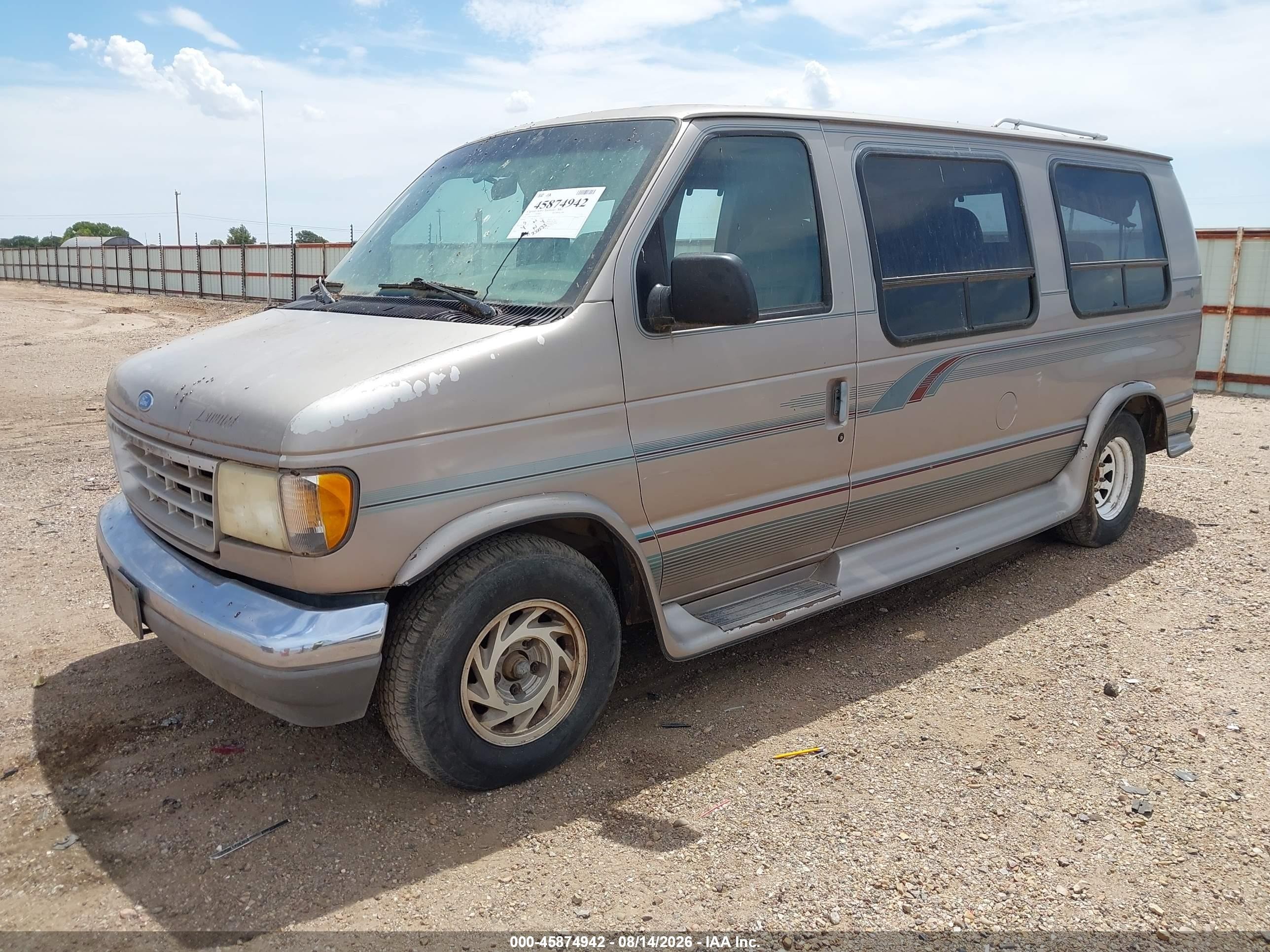 1995 Ford Econoline E150 Van Tan vin: 1FDEE14H4SHA69657
