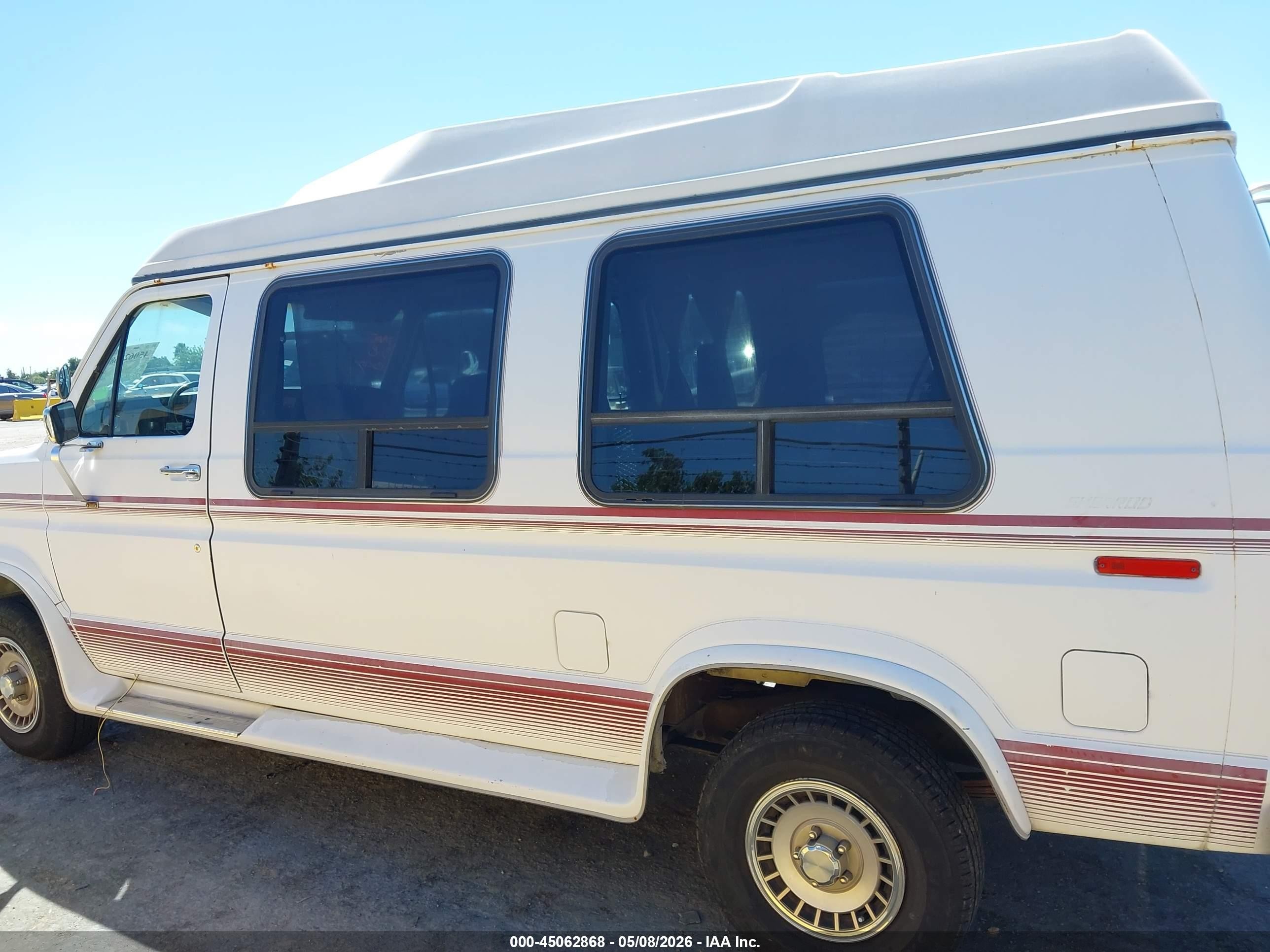 1991 Ford Econoline E150 Van White vin: 1FDEE14HXMHB12966