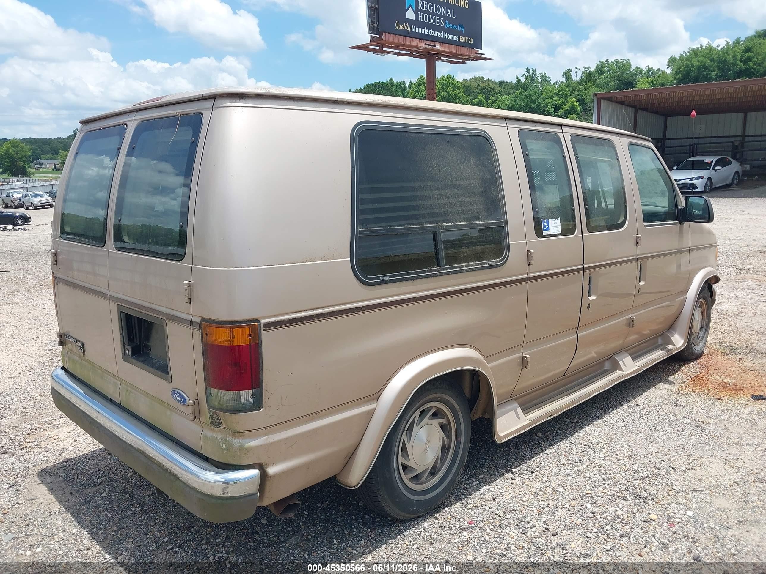 1994 Ford Econoline E150 Van Beige vin: 1FDEE14HXRHB22310