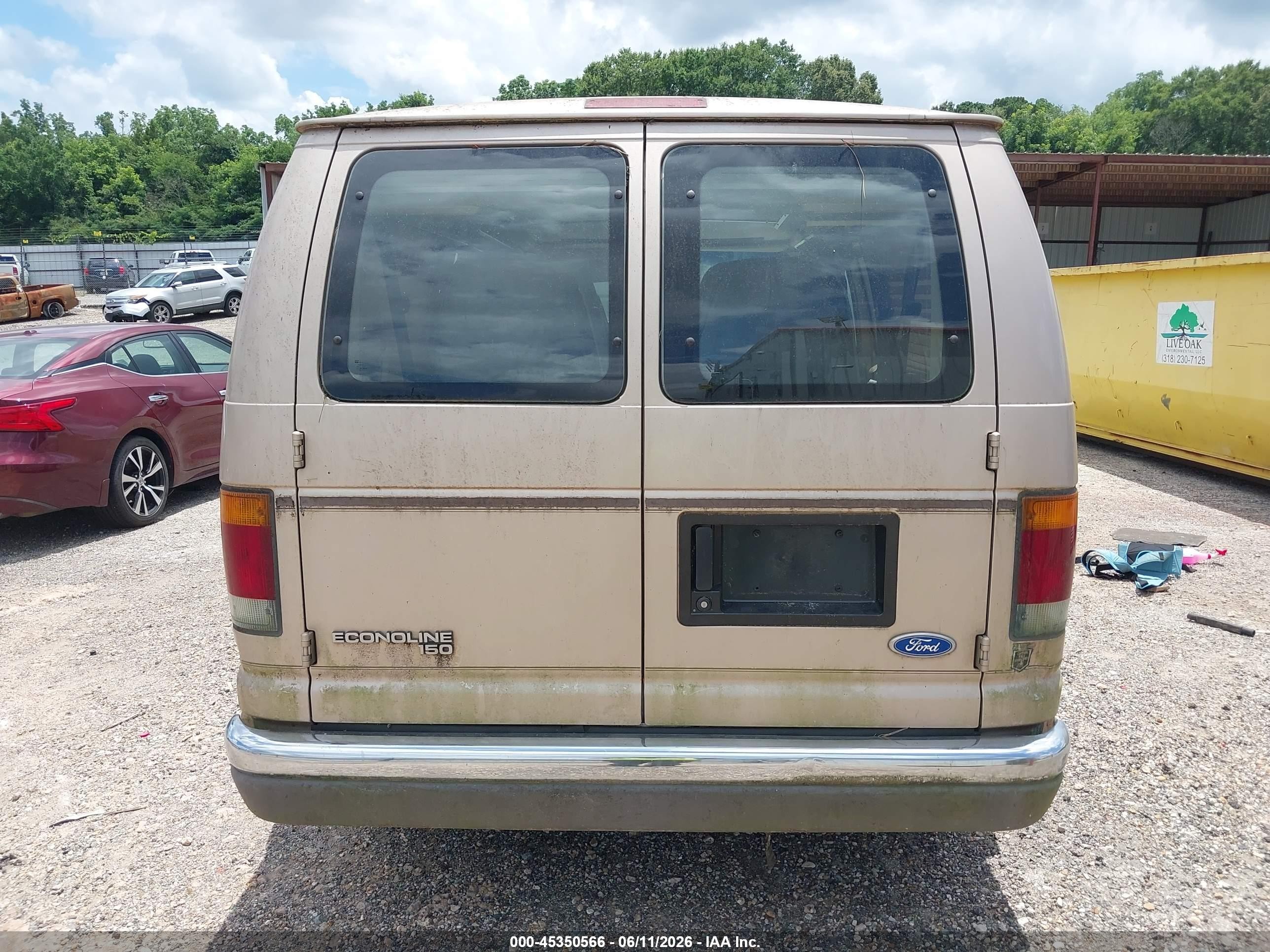 1994 Ford Econoline E150 Van Beige vin: 1FDEE14HXRHB22310