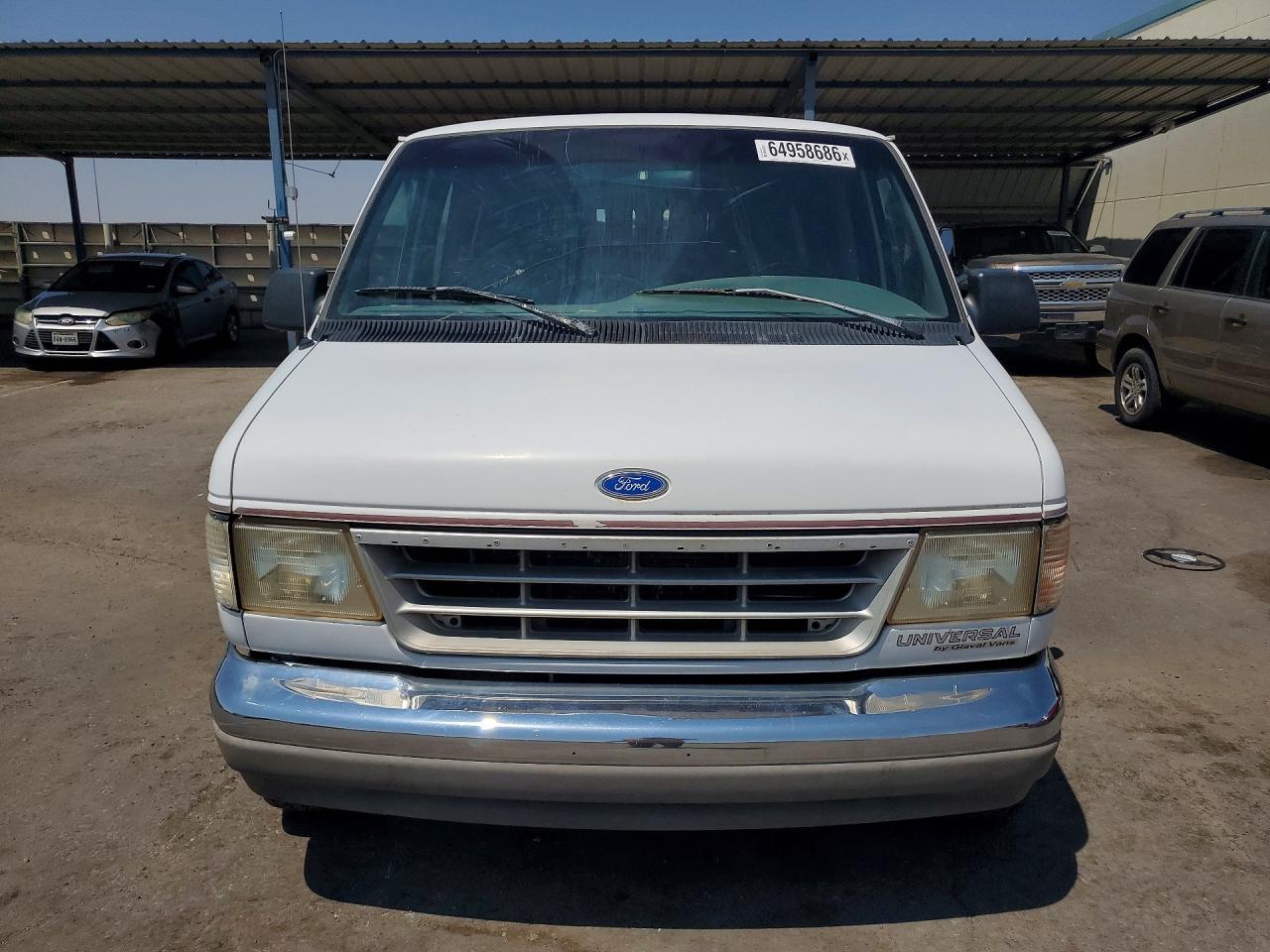 1994 Ford Econoline E150 Van White vin: 1FDEE14HXRHB26972