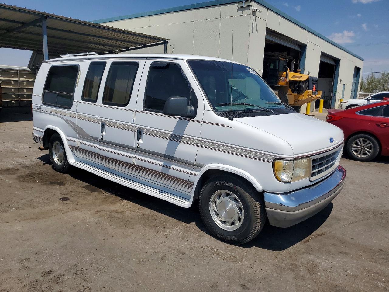 1994 Ford Econoline E150 Van White vin: 1FDEE14HXRHB26972