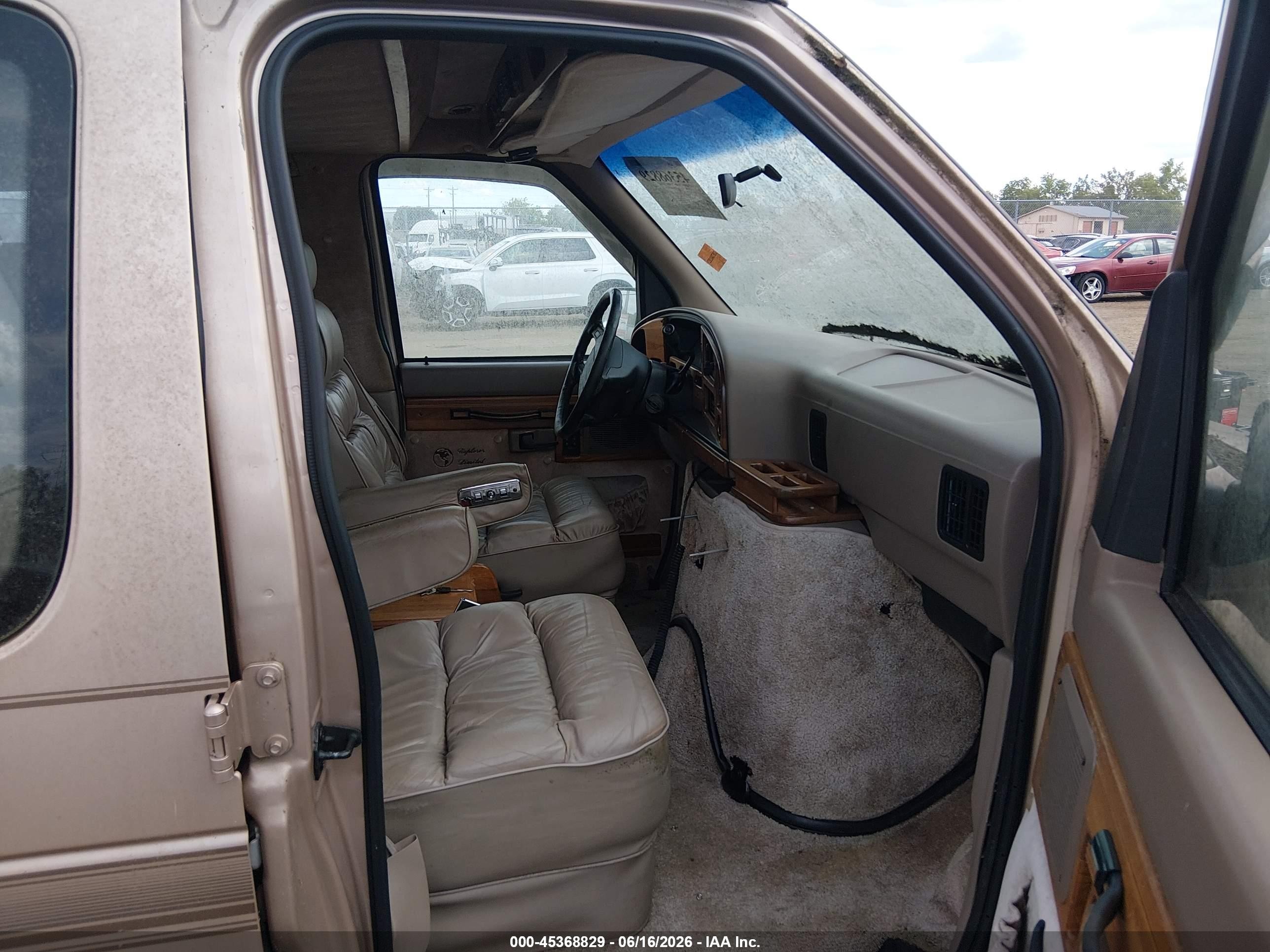 1996 Ford Econoline E150 Van Gold vin: 1FDEE14HXTHB40278
