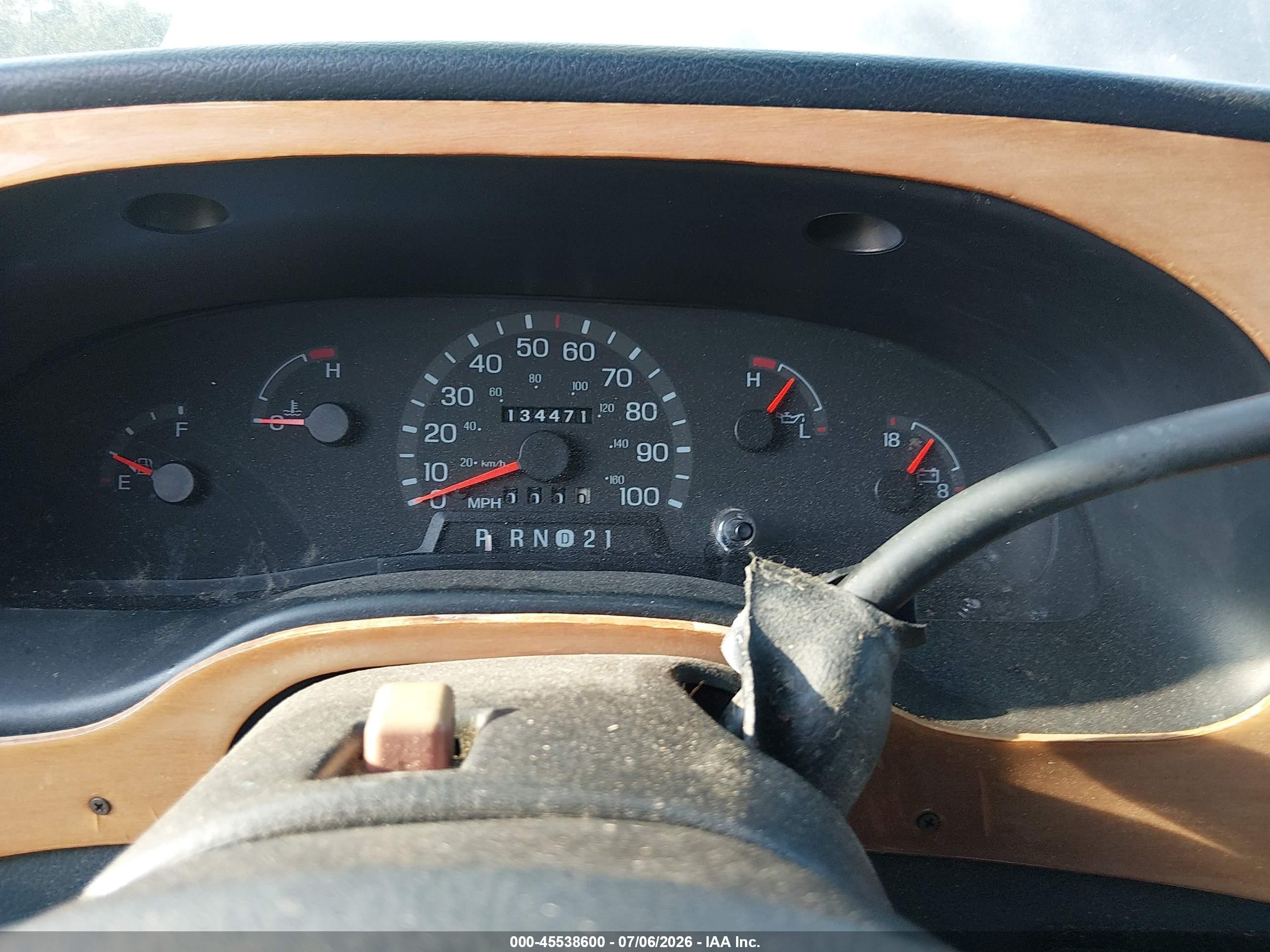 1997 Ford Econoline Standard Blue vin: 1FDEE14L8VHB54803