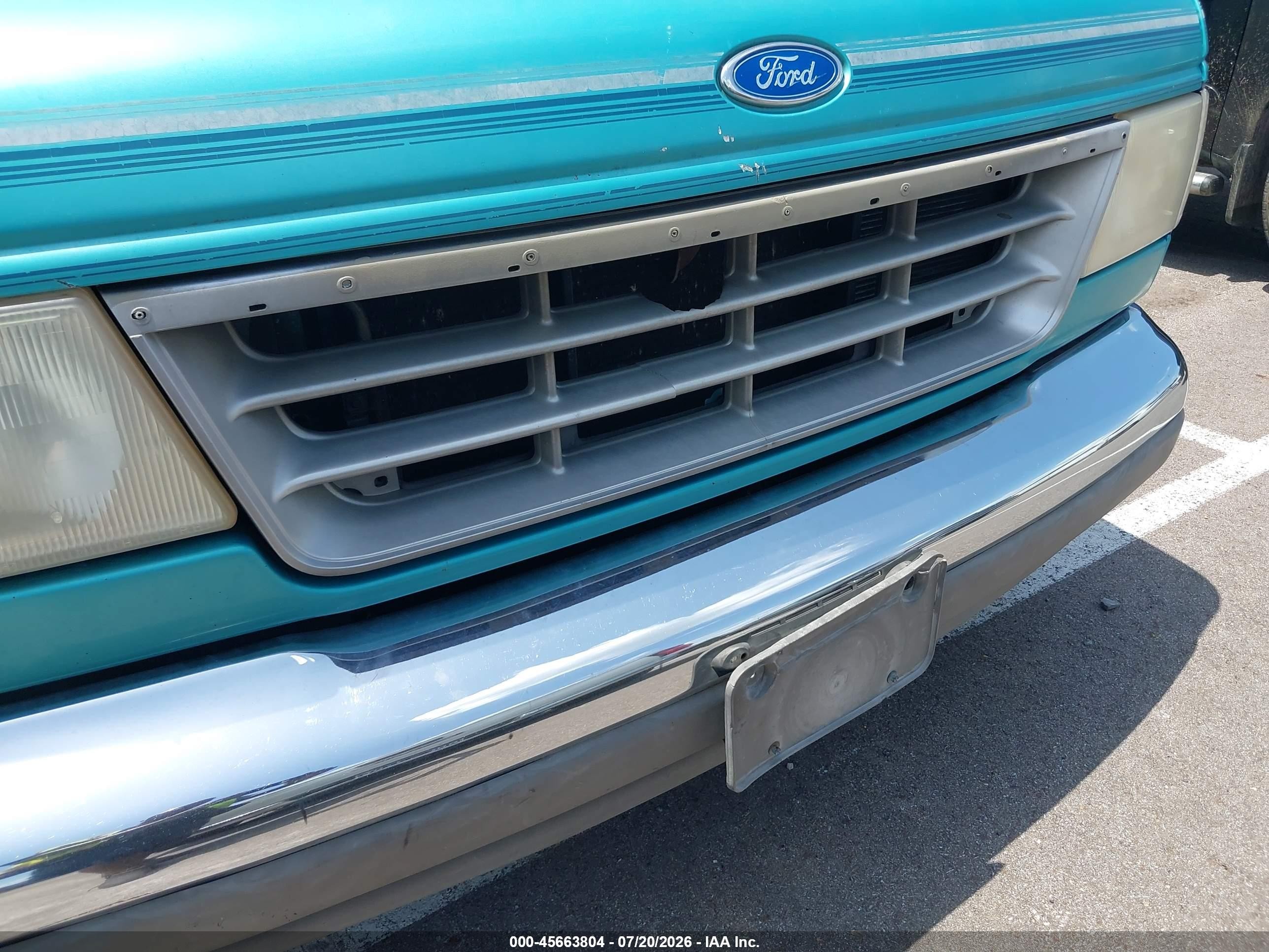1994 Ford Econoline E150 Van Green vin: 1FDEE14N4RHA65852