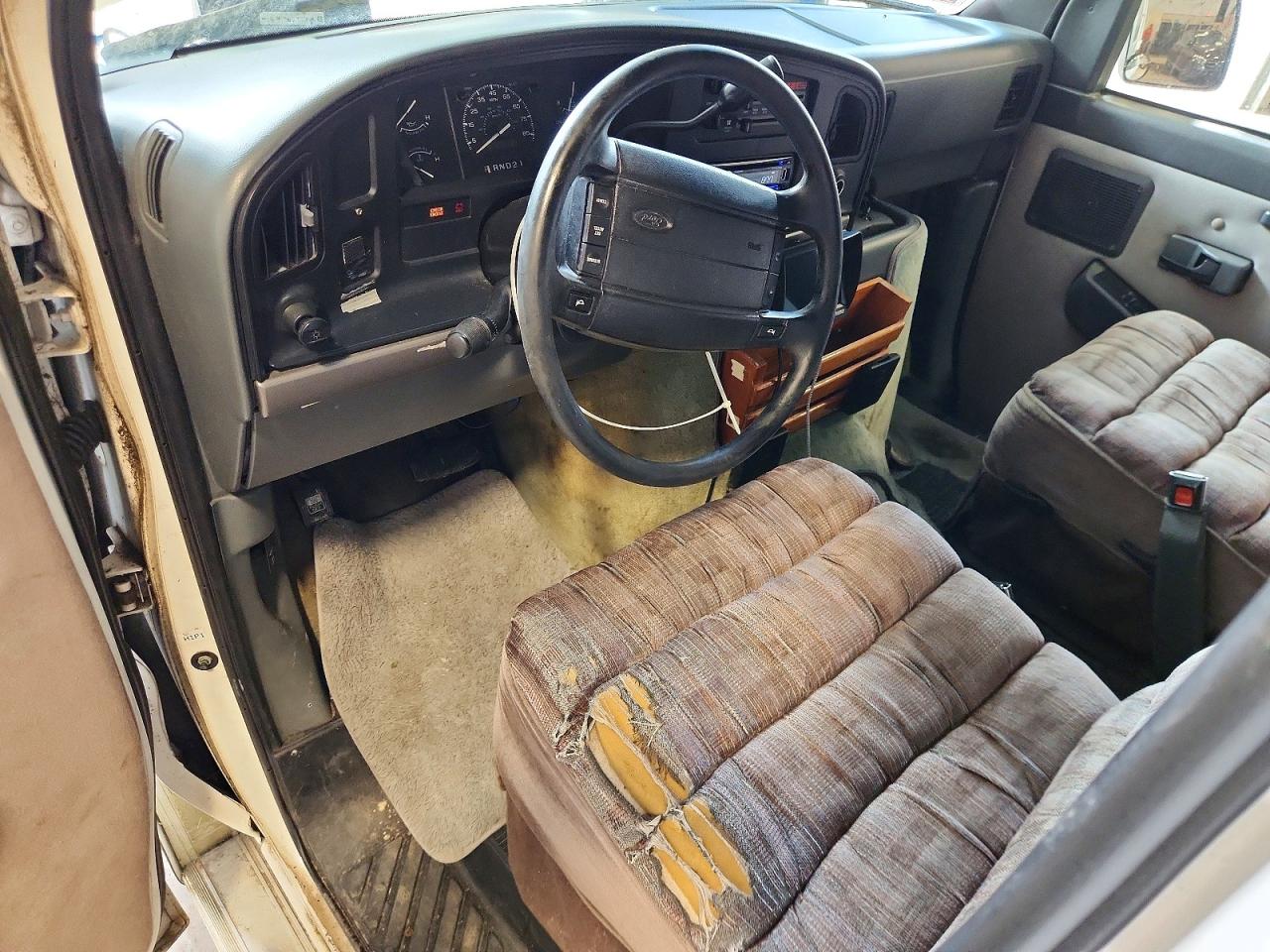 1995 Ford Econoline E150 Van White vin: 1FDEE14Y8SHB44215