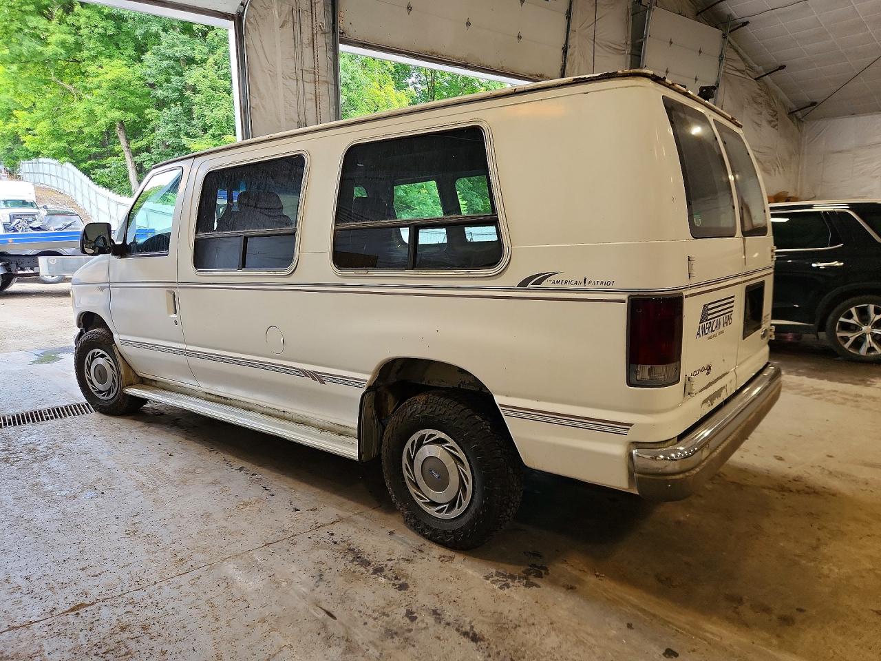 1995 Ford Econoline E150 Van White vin: 1FDEE14Y8SHB44215
