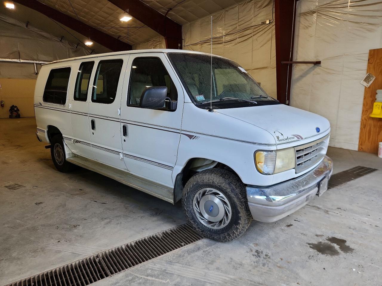 1995 Ford Econoline E150 Van White vin: 1FDEE14Y8SHB44215