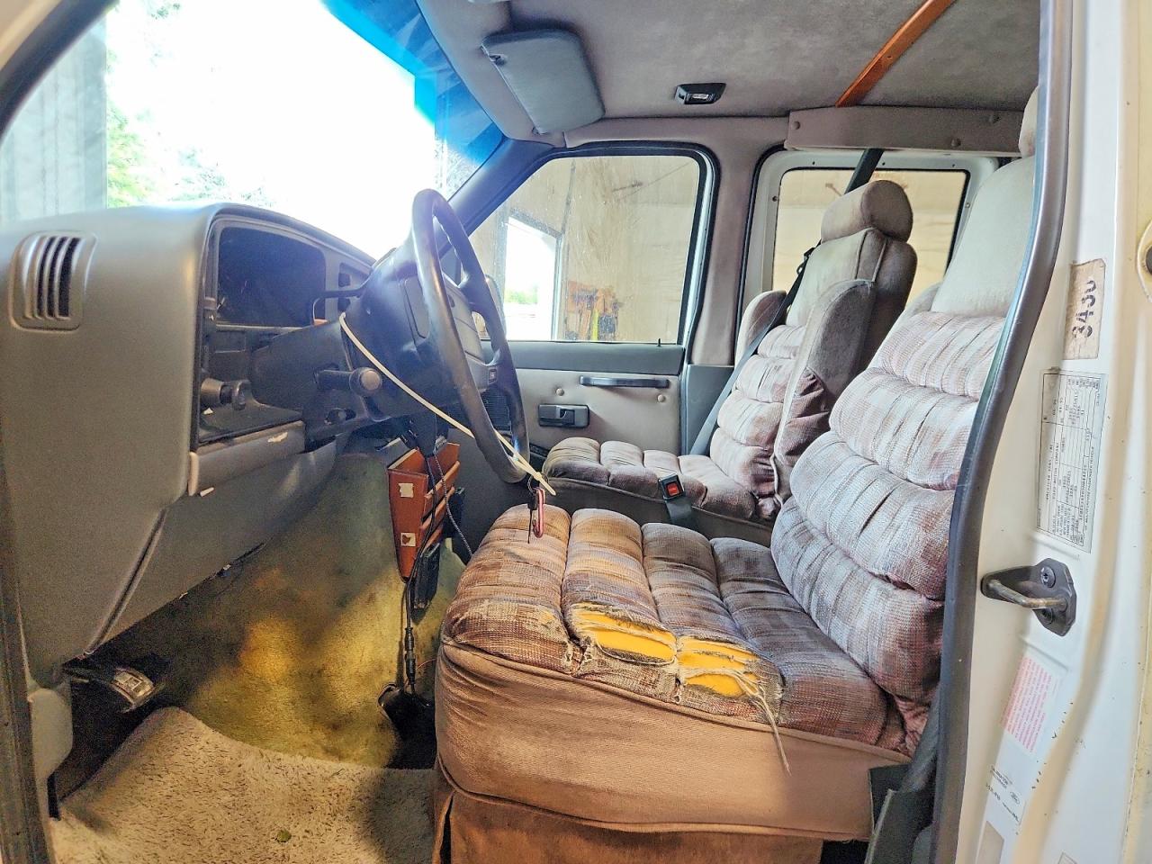 1995 Ford Econoline E150 Van White vin: 1FDEE14Y8SHB44215