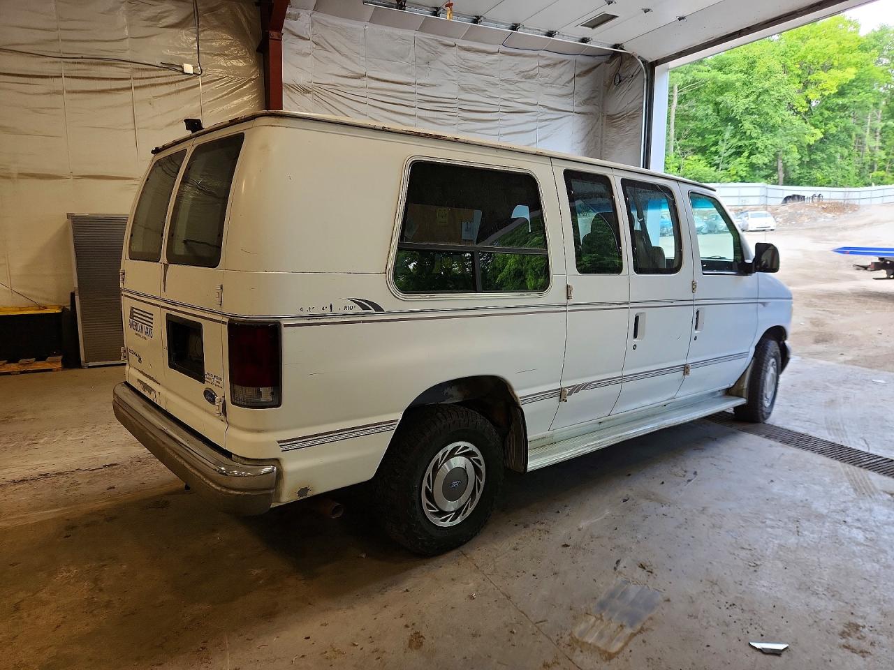1995 Ford Econoline E150 Van White vin: 1FDEE14Y8SHB44215