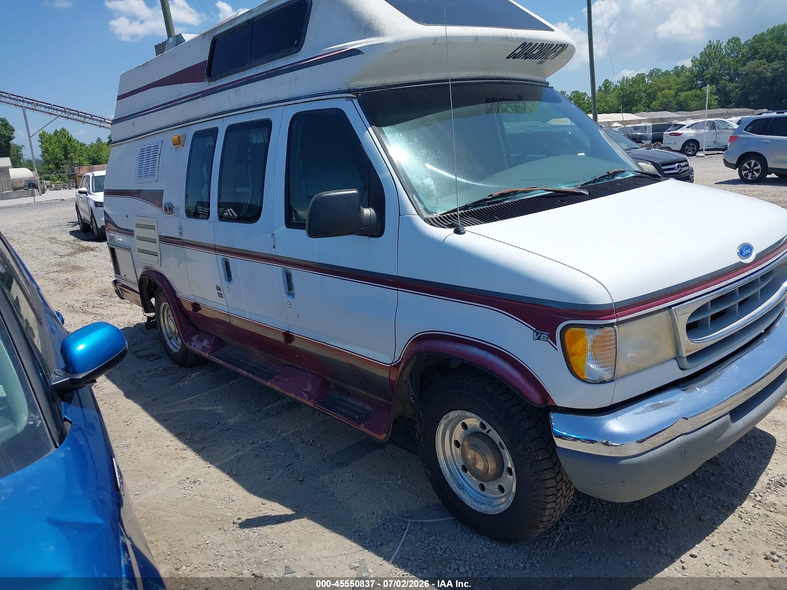 1997 Ford Econoline   White vin: 1FDHS24LXVHB02178