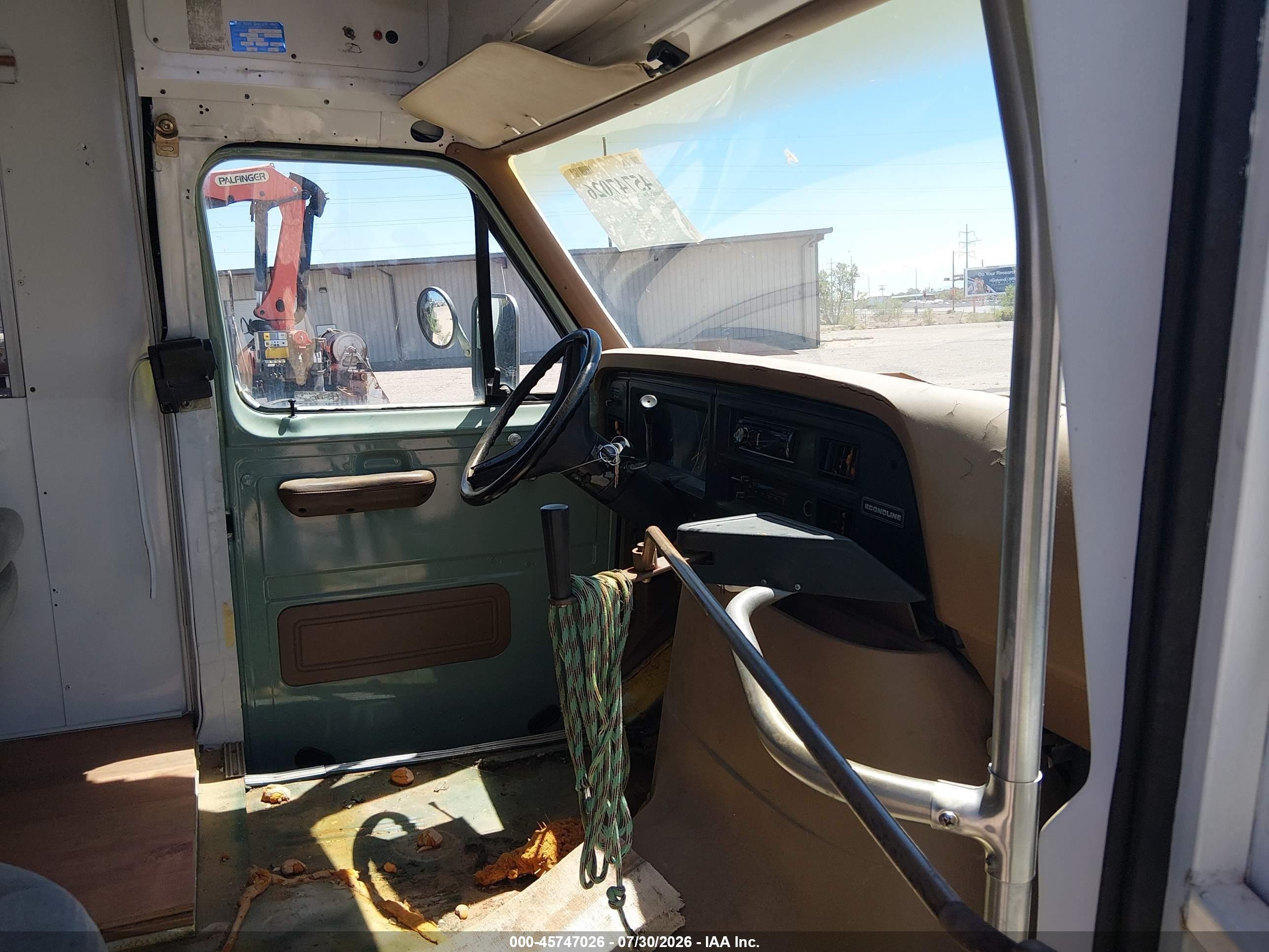 1989 Ford Econoline E350 Van Green vin: 1FDJE34H1KHB05993