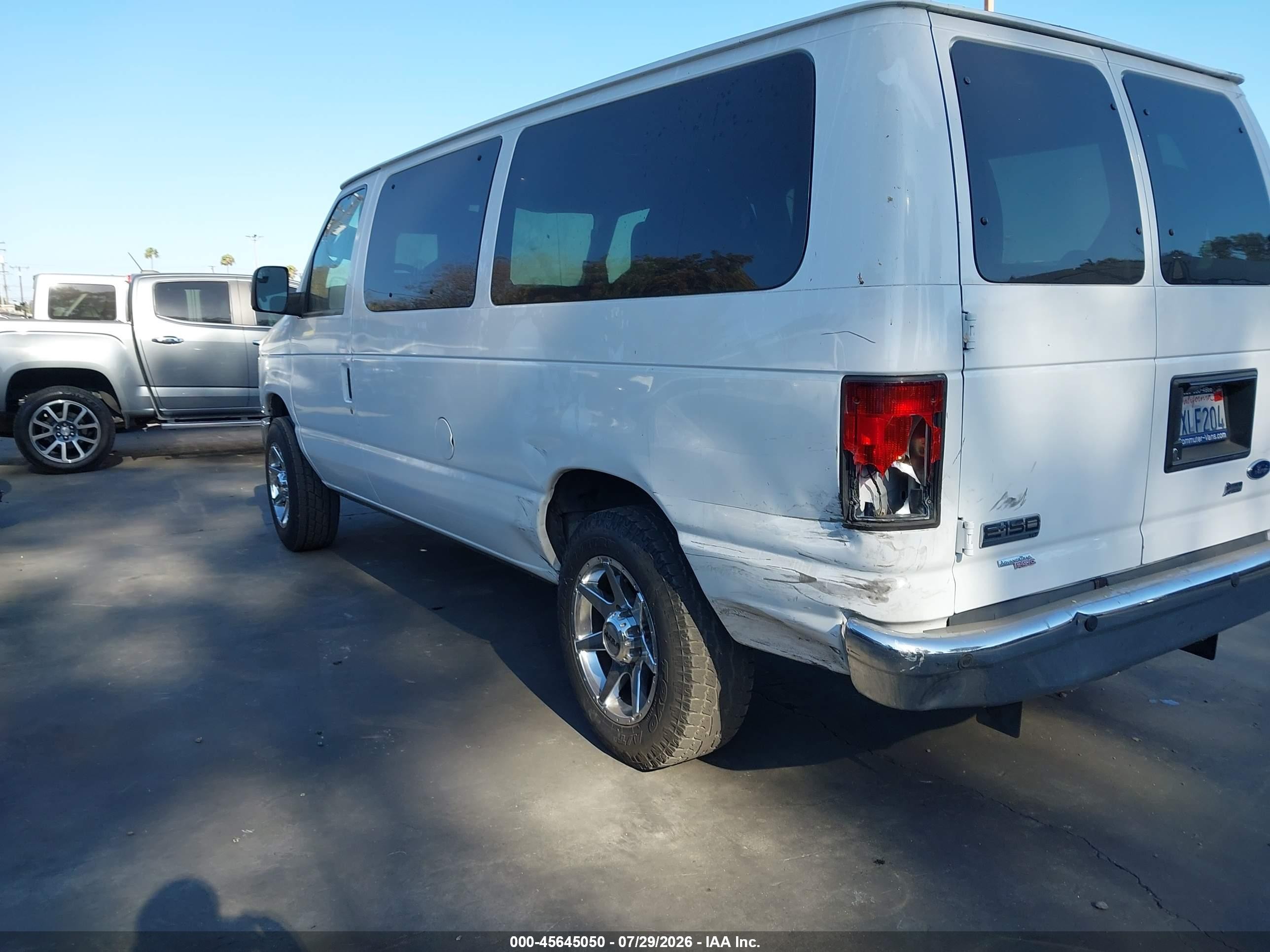 2012 Ford E-150 Xl/xlt White vin: 1FDNE1BW2CDB26271