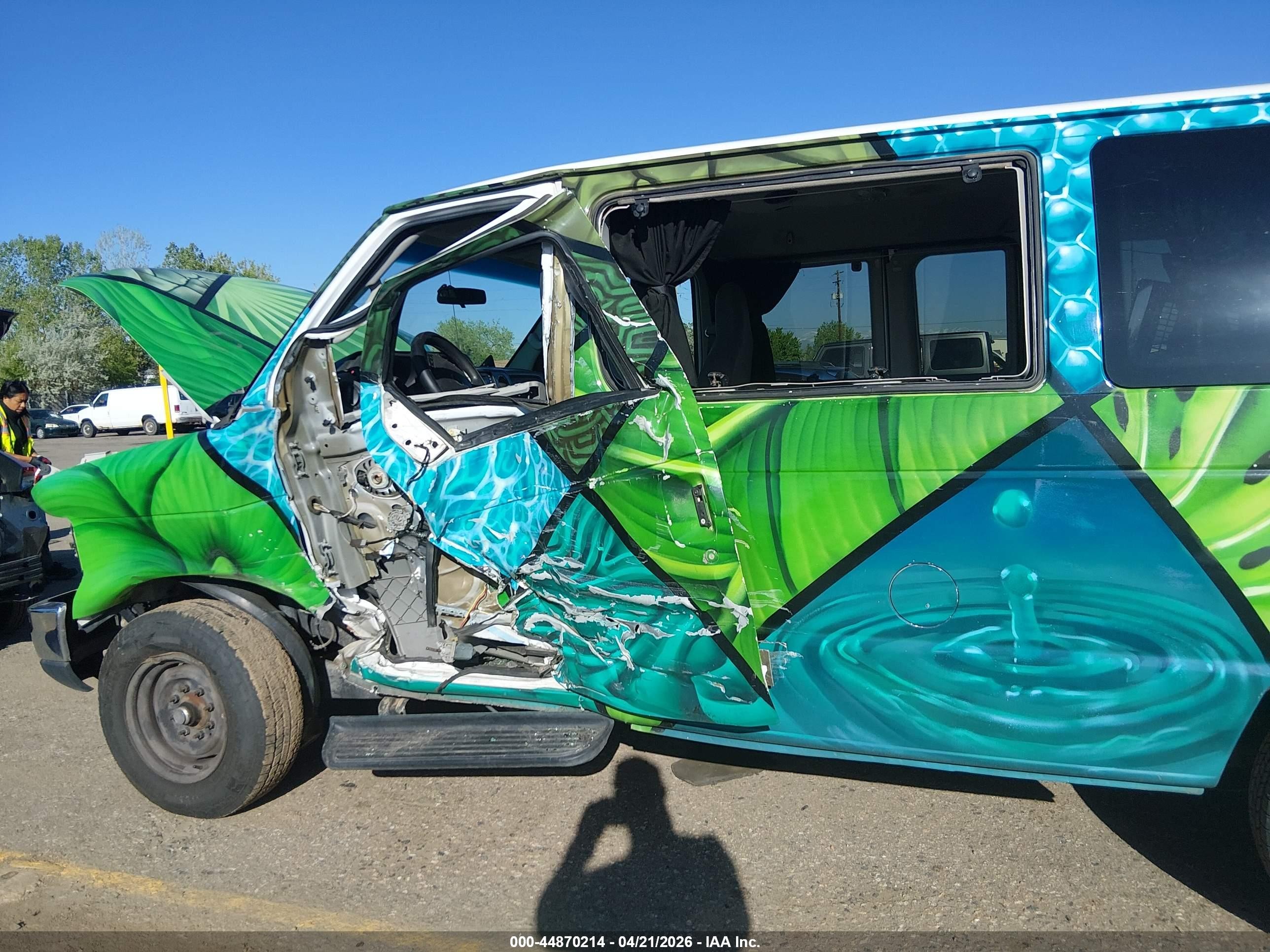 2013 Ford E-150 Xlt Green vin: 1FDNE1BW4DDB19677