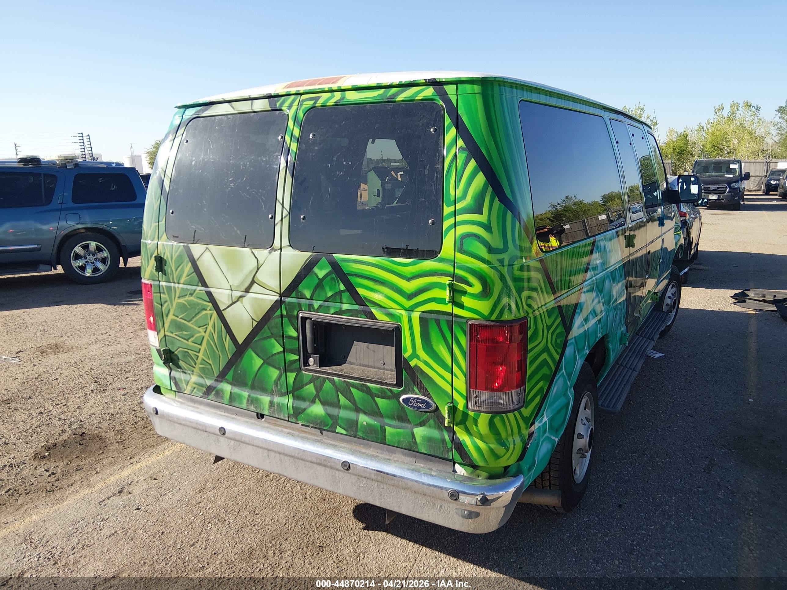 2013 Ford E-150 Xlt Green vin: 1FDNE1BW4DDB19677