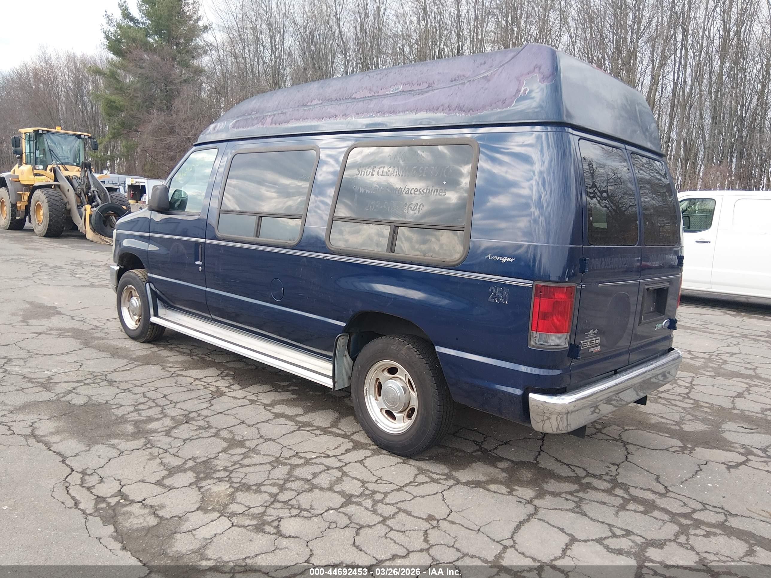 2011 Ford E-150 Recreational Blue vin: 1FDNE1EL8BDB03254