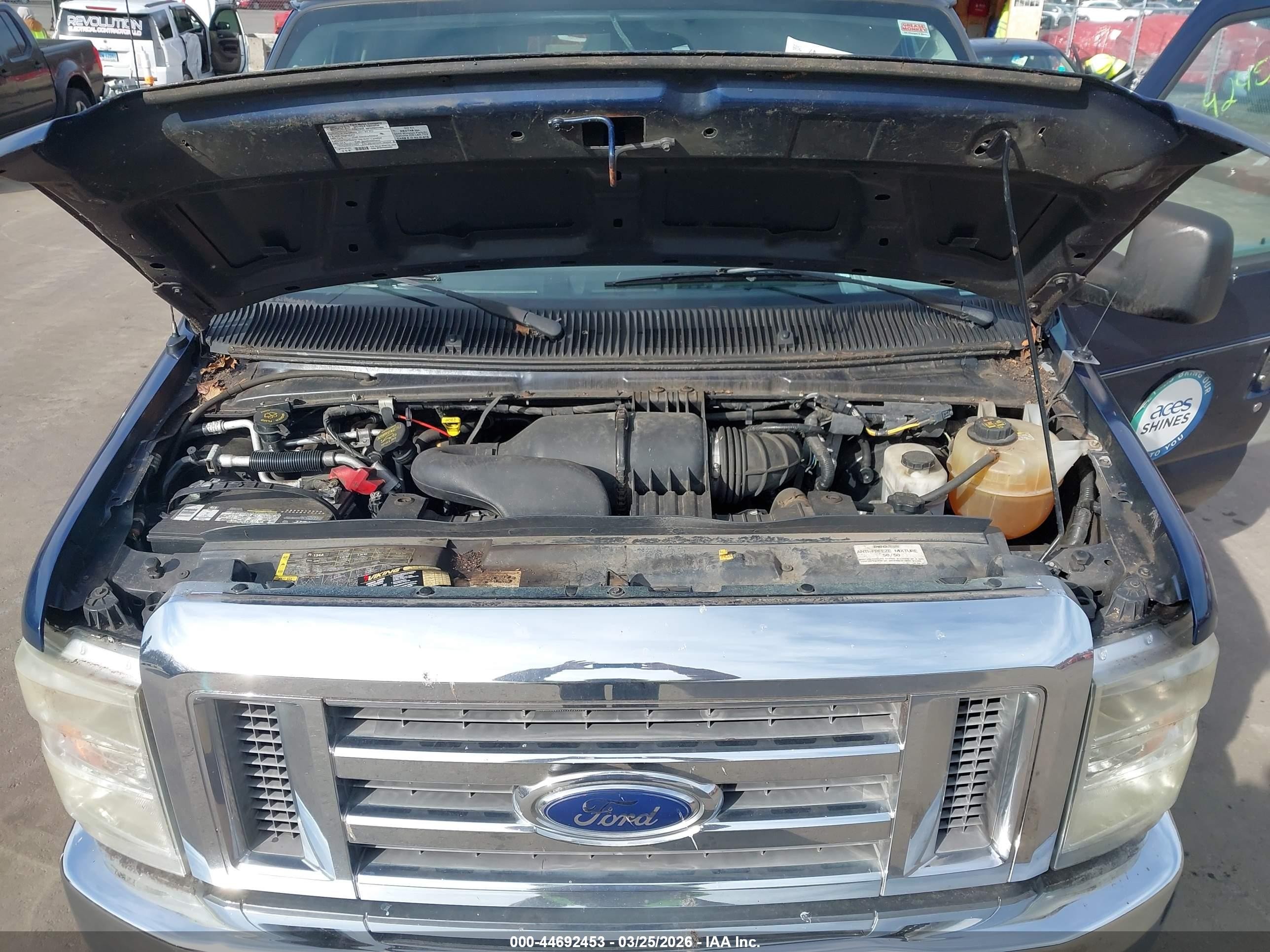 2011 Ford E-150 Recreational Blue vin: 1FDNE1EL8BDB03254