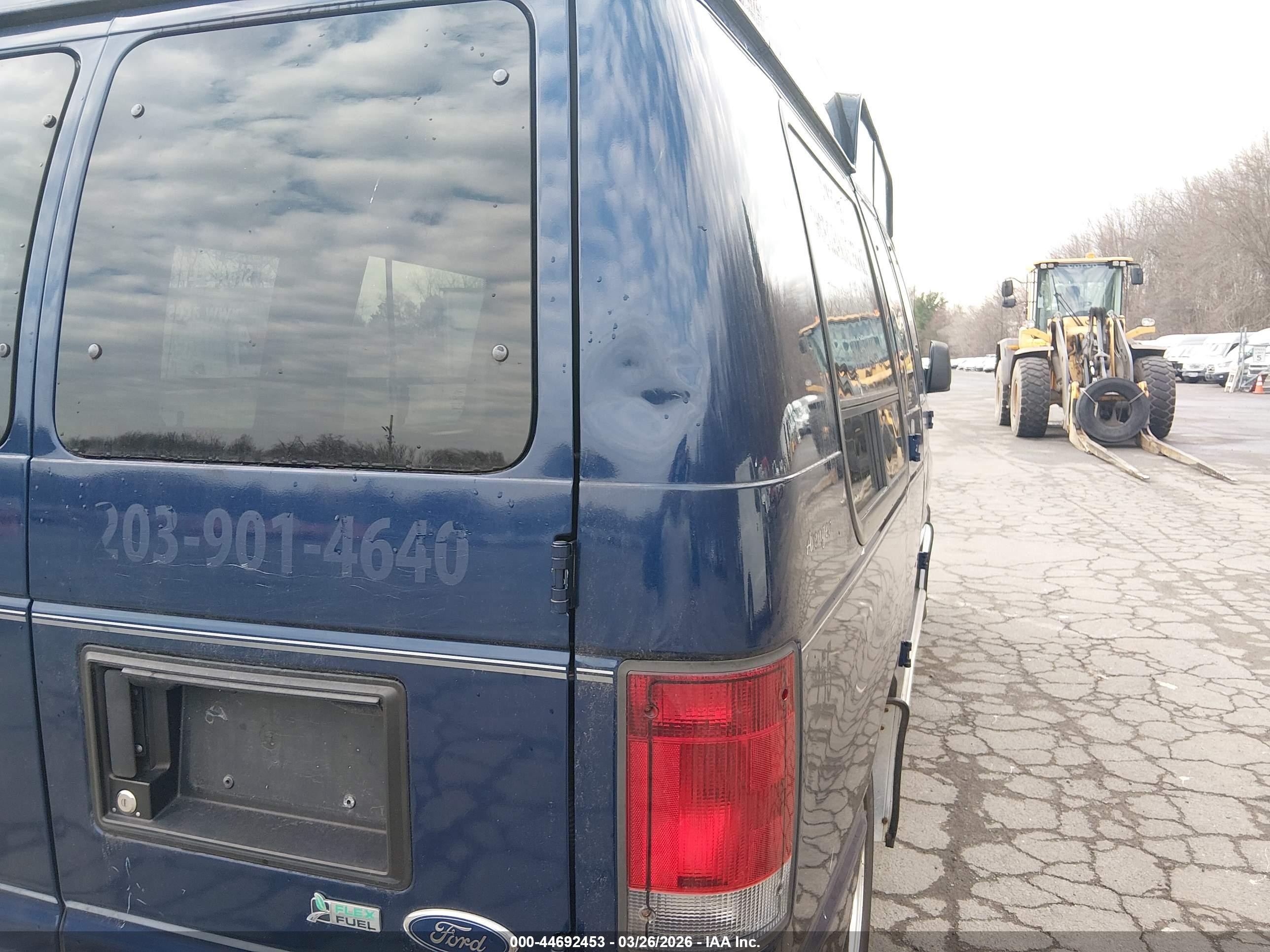 2011 Ford E-150 Recreational Blue vin: 1FDNE1EL8BDB03254
