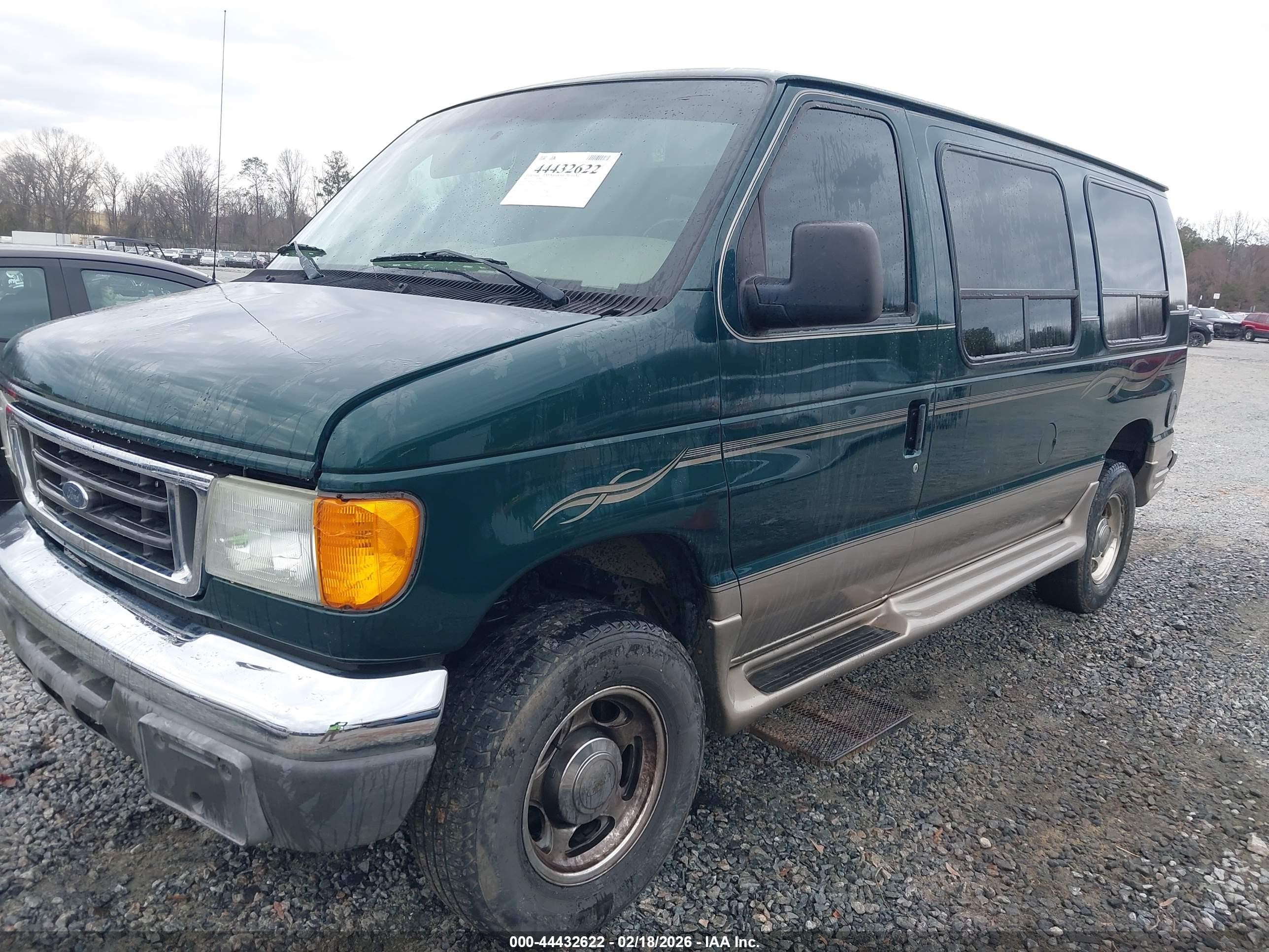 2007 Ford E-250 Recreational Green vin: 1FDNE24L07DA43081