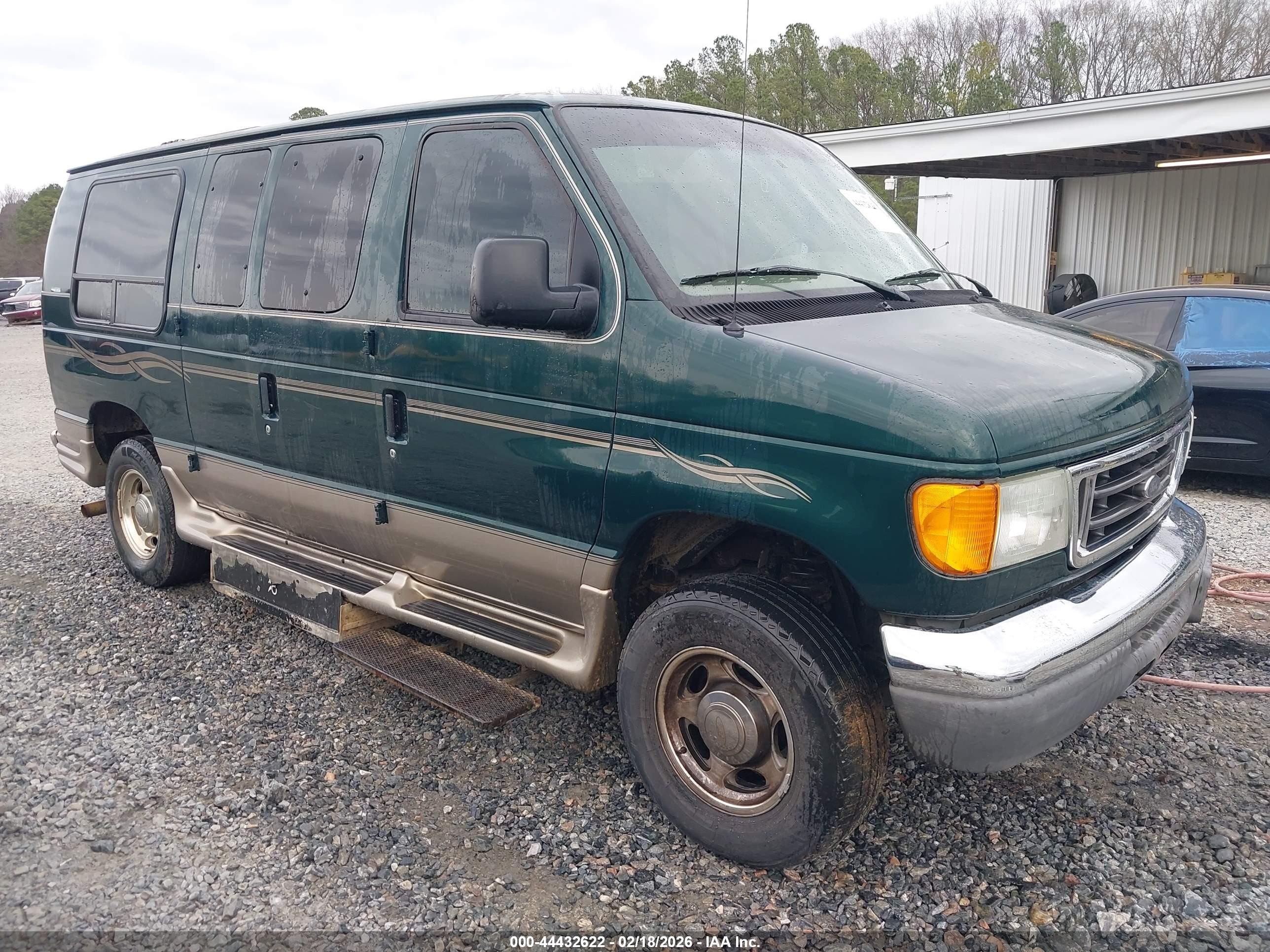 2007 Ford E-250 Recreational Green vin: 1FDNE24L07DA43081