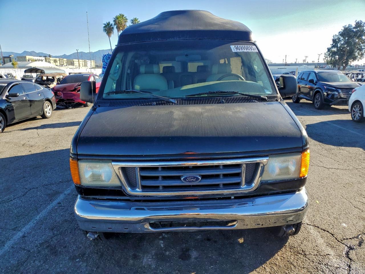 2004 Ford Econoline E250 Van Black vin: 1FDNE24L14HA27685