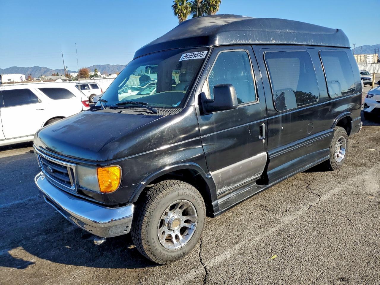 2004 Ford Econoline E250 Van Black vin: 1FDNE24L14HA27685