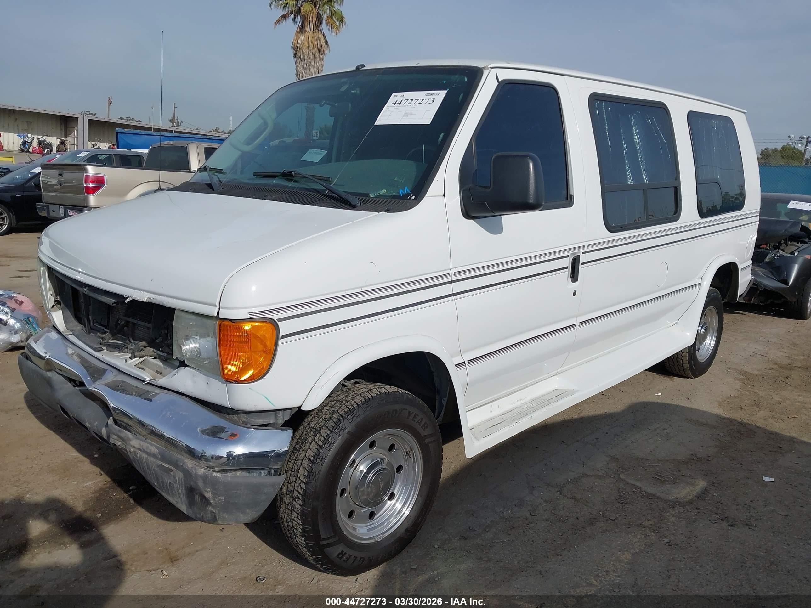 2006 Ford E-250 Commercial/recreational White vin: 1FDNE24L46HA32799