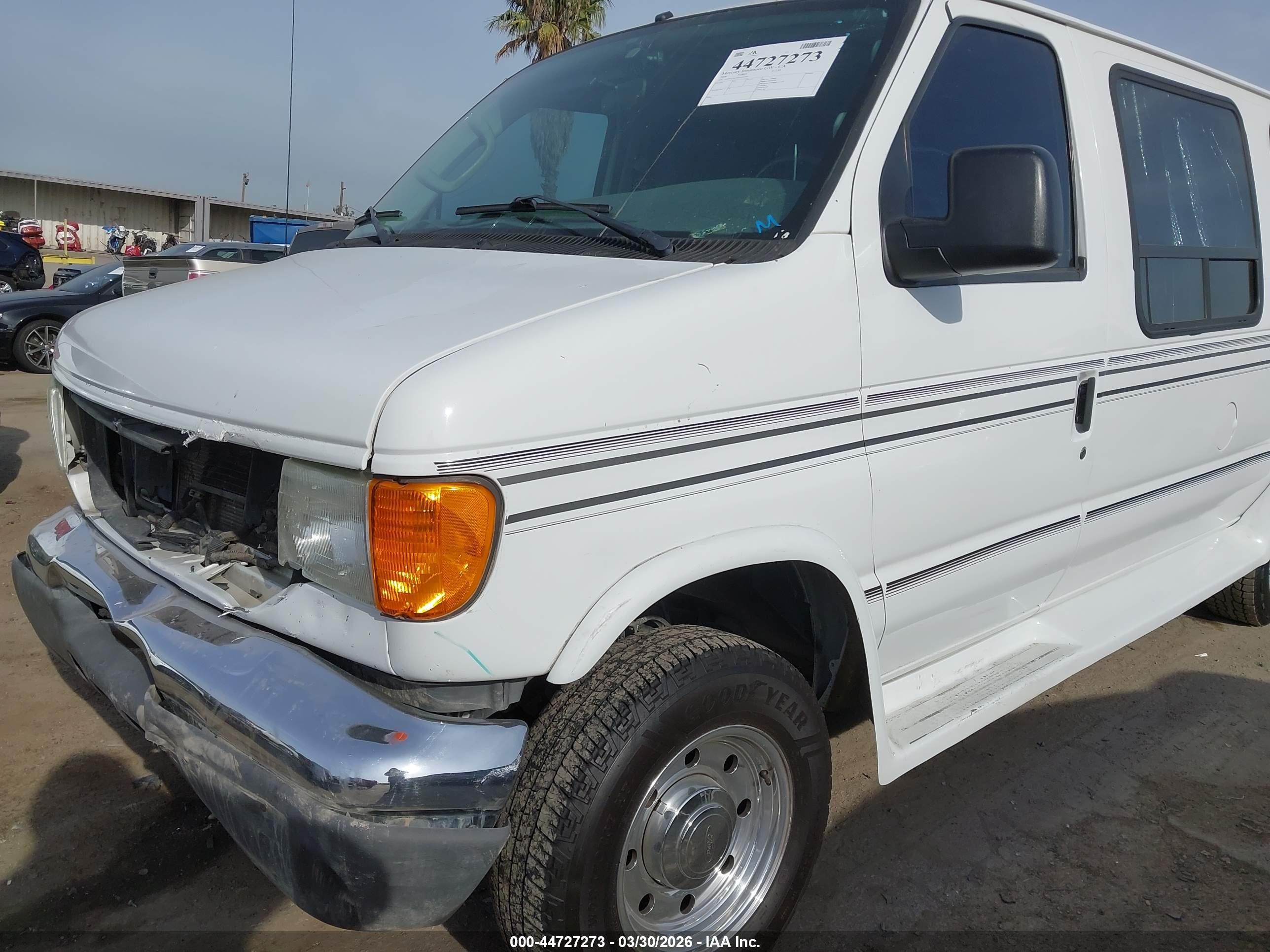 2006 Ford E-250 Commercial/recreational White vin: 1FDNE24L46HA32799