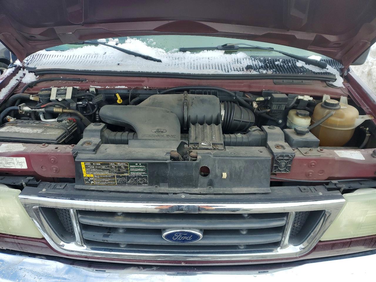 2004 Ford Econoline E250 Van Maroon vin: 1FDNE24L74HA27335