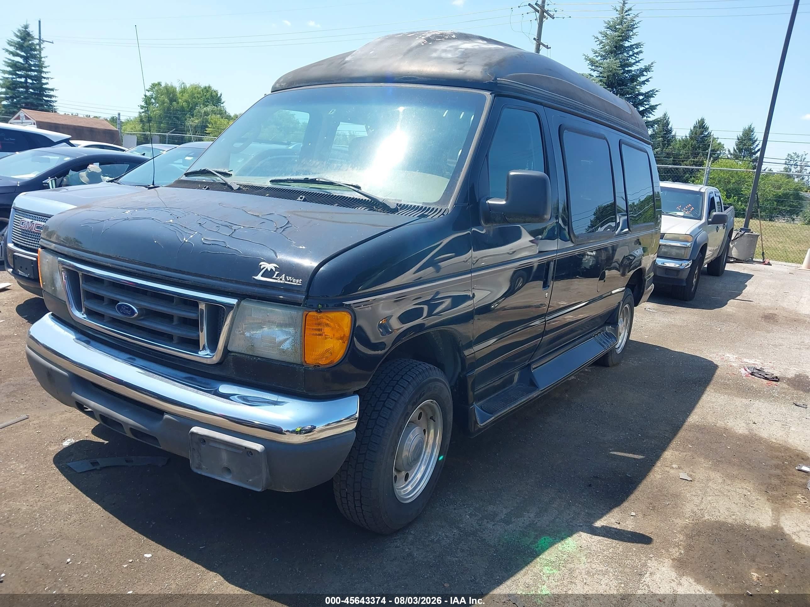 2006 Ford E-250 Commercial/recreational Black vin: 1FDNE24L76DB26148