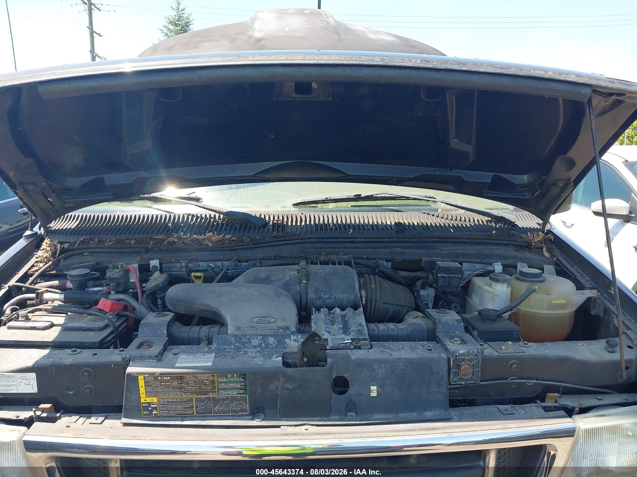 2006 Ford E-250 Commercial/recreational Black vin: 1FDNE24L76DB26148