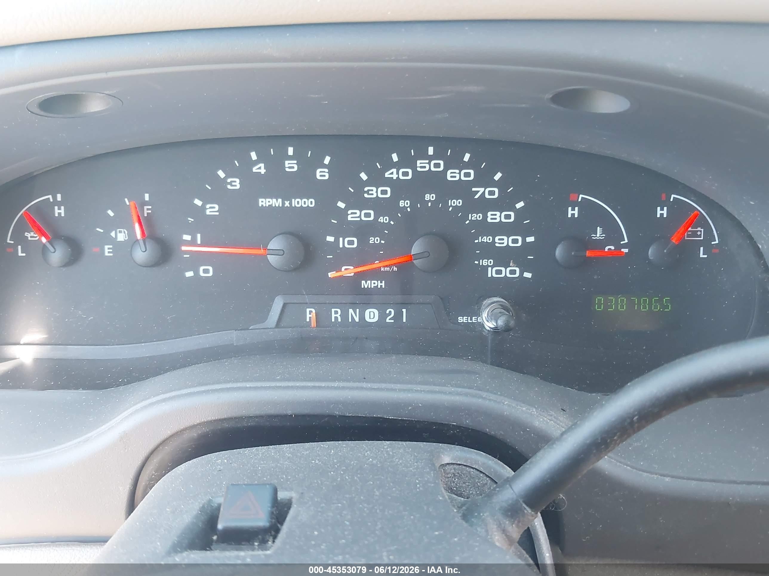 2006 Ford E-250 Commercial/recreational Blue vin: 1FDNE24L76HB28605